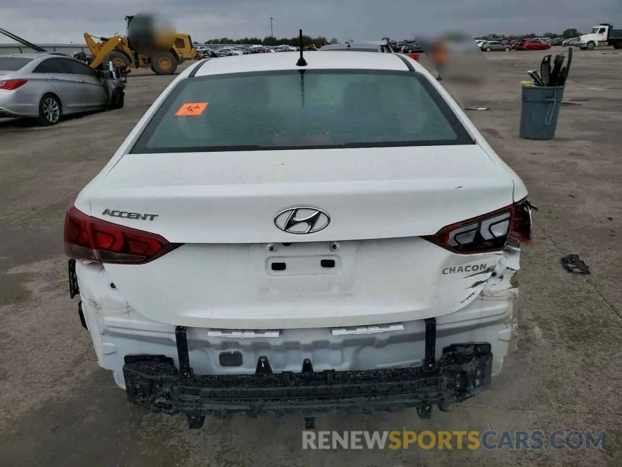 6 Photograph of a damaged car 3KPC24A67ME139296 HYUNDAI ACCENT 2021