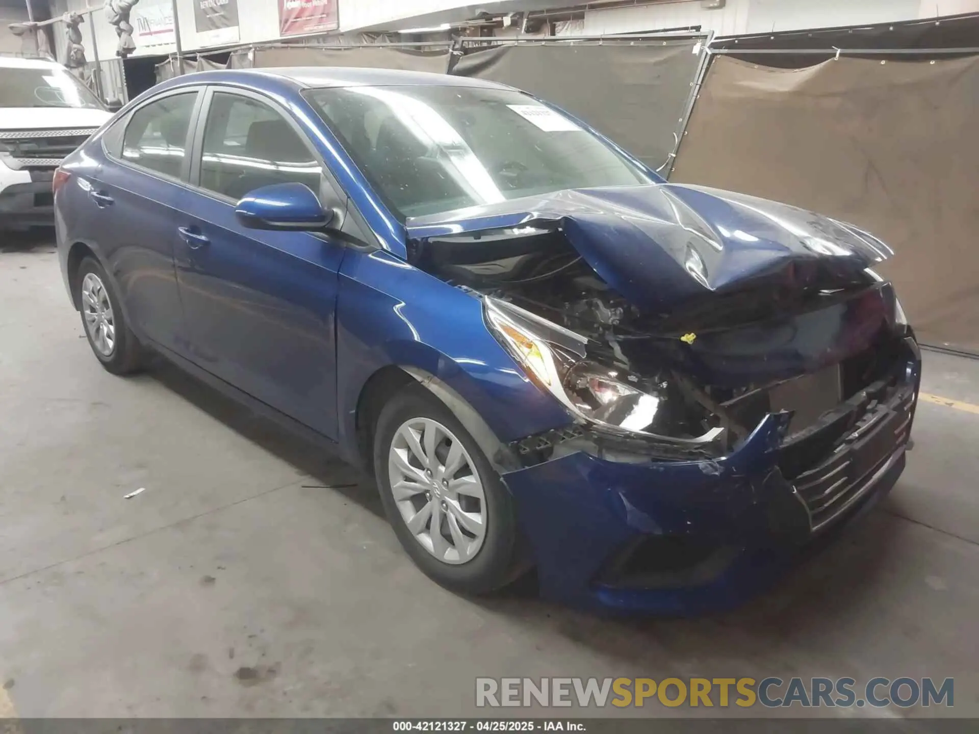 1 Photograph of a damaged car 3KPC24A67ME139394 HYUNDAI ACCENT 2021