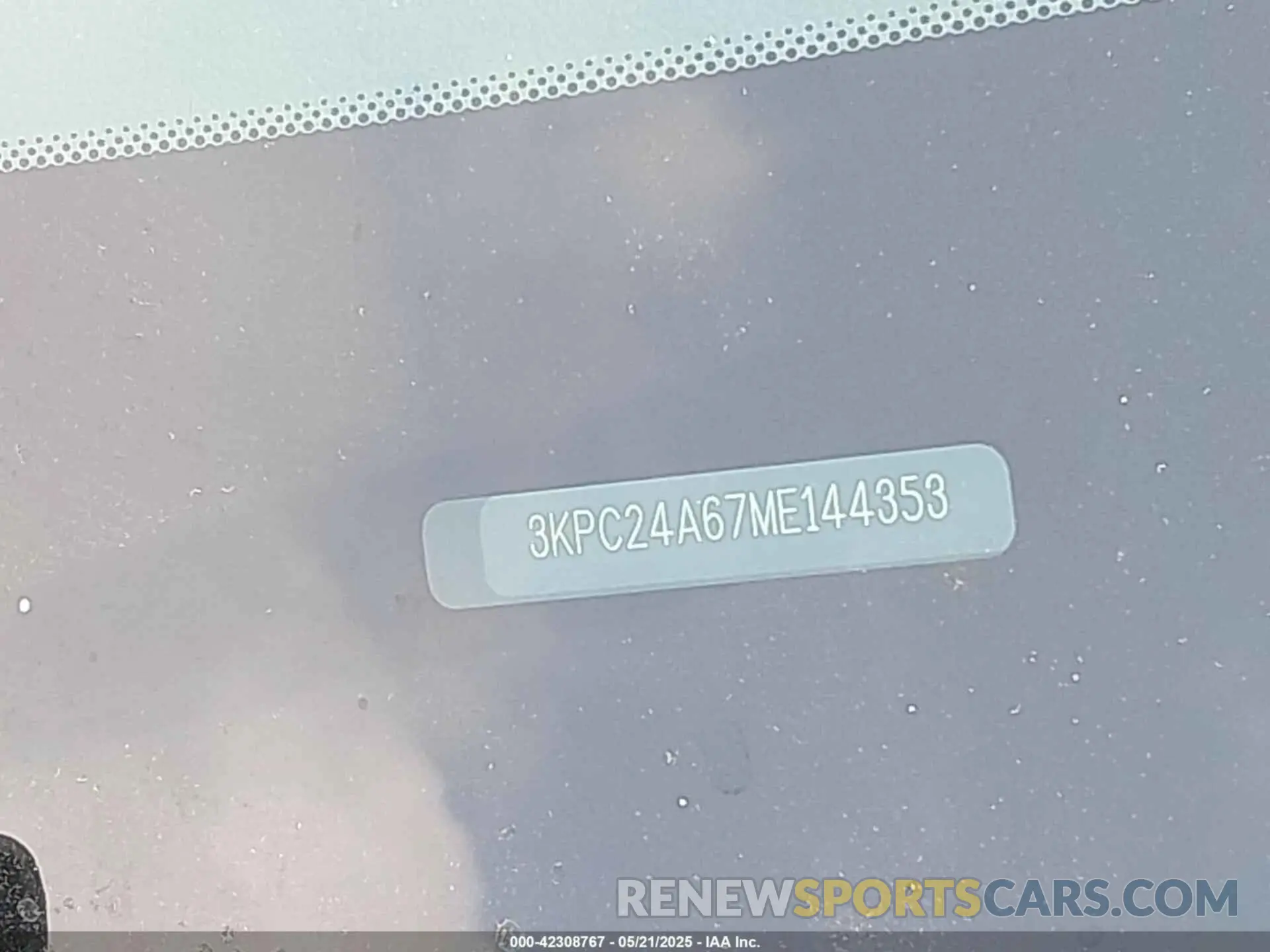 9 Photograph of a damaged car 3KPC24A67ME144353 HYUNDAI ACCENT 2021