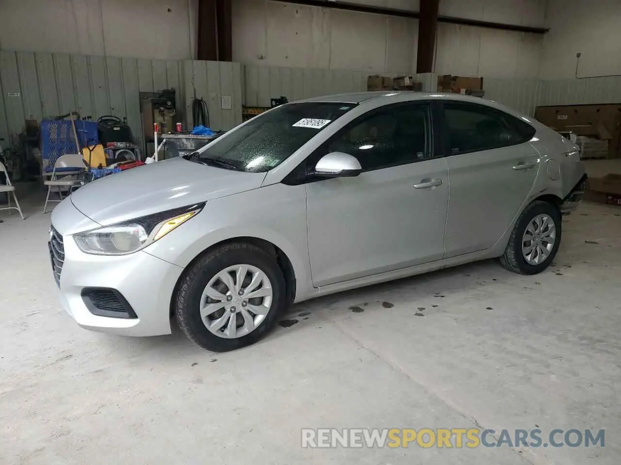 1 Photograph of a damaged car 3KPC24A67ME147138 HYUNDAI ACCENT 2021