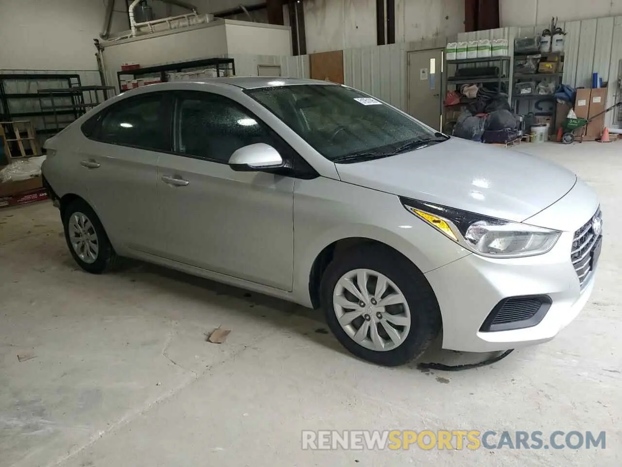 4 Photograph of a damaged car 3KPC24A67ME147138 HYUNDAI ACCENT 2021