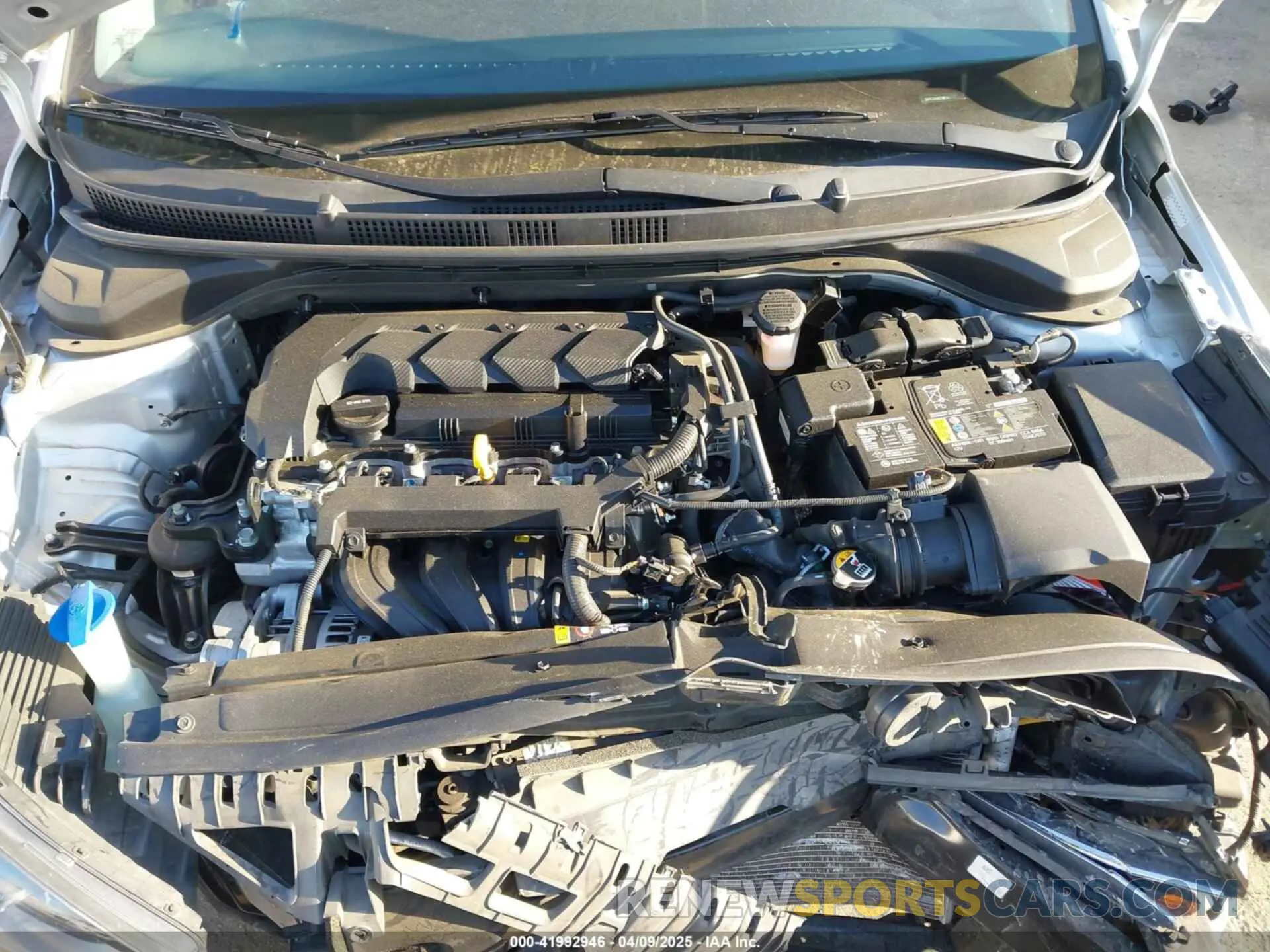 10 Photograph of a damaged car 3KPC24A67ME147172 HYUNDAI ACCENT 2021