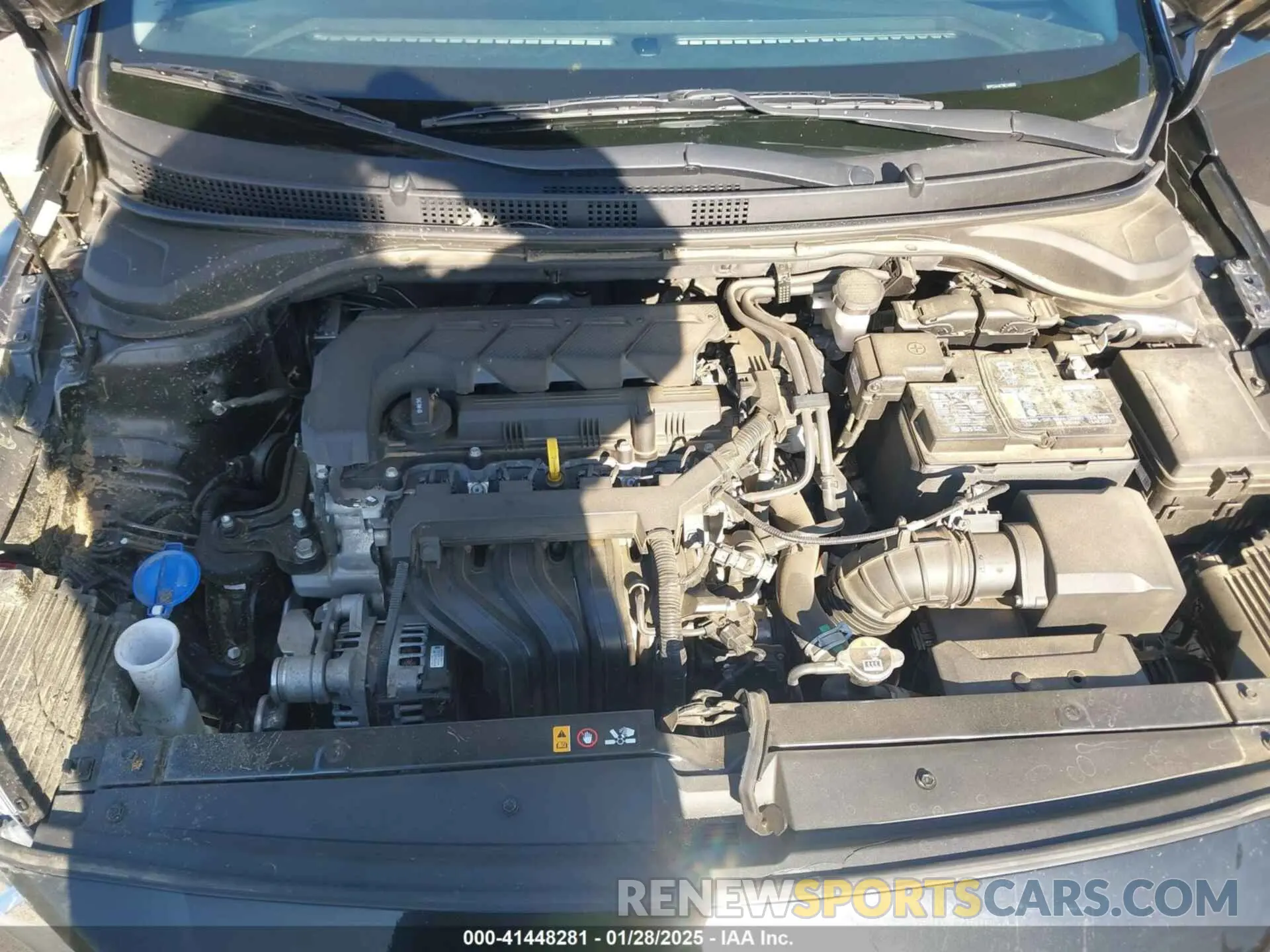 10 Photograph of a damaged car 3KPC24A67ME148693 HYUNDAI ACCENT 2021