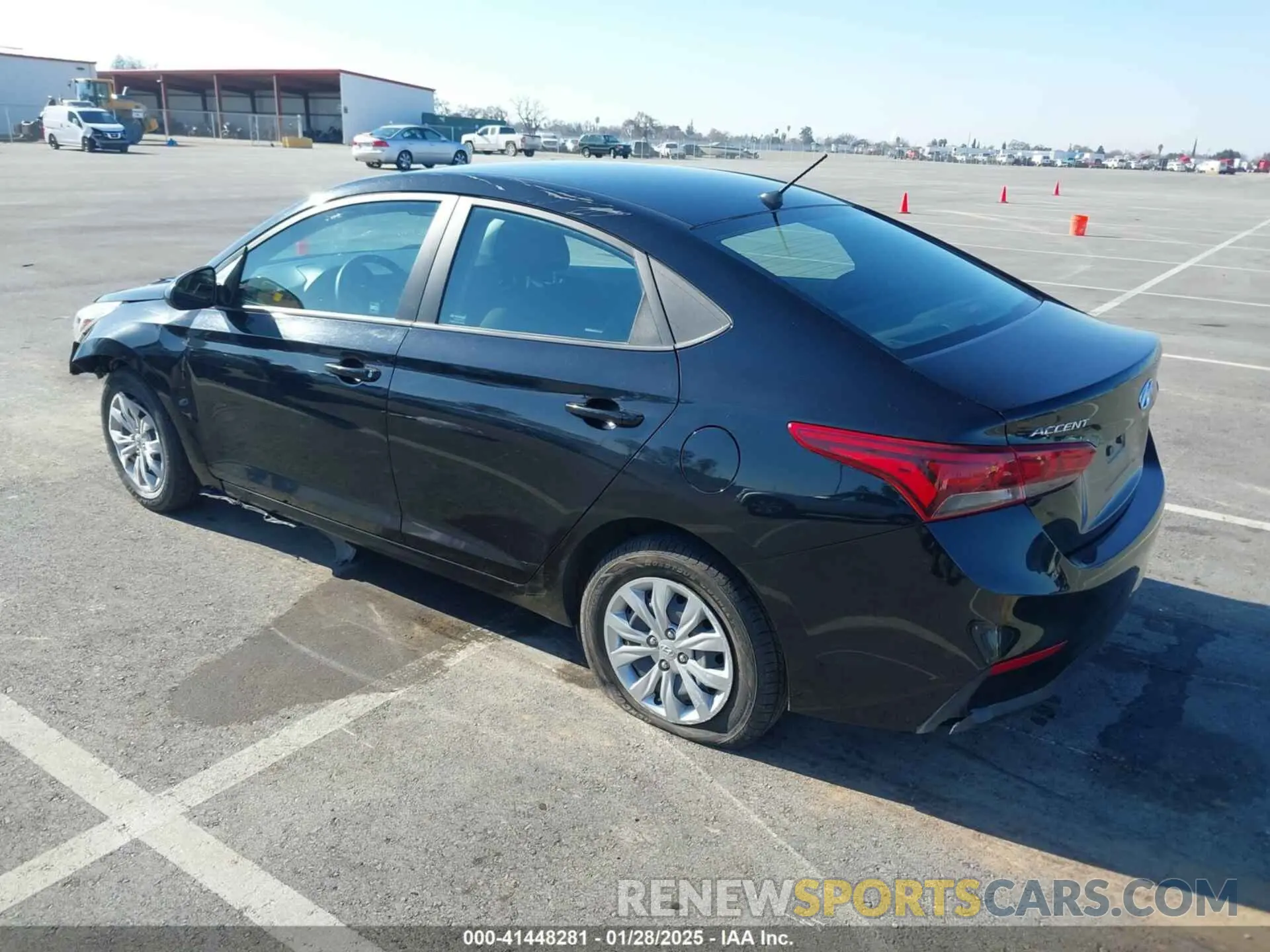3 Photograph of a damaged car 3KPC24A67ME148693 HYUNDAI ACCENT 2021