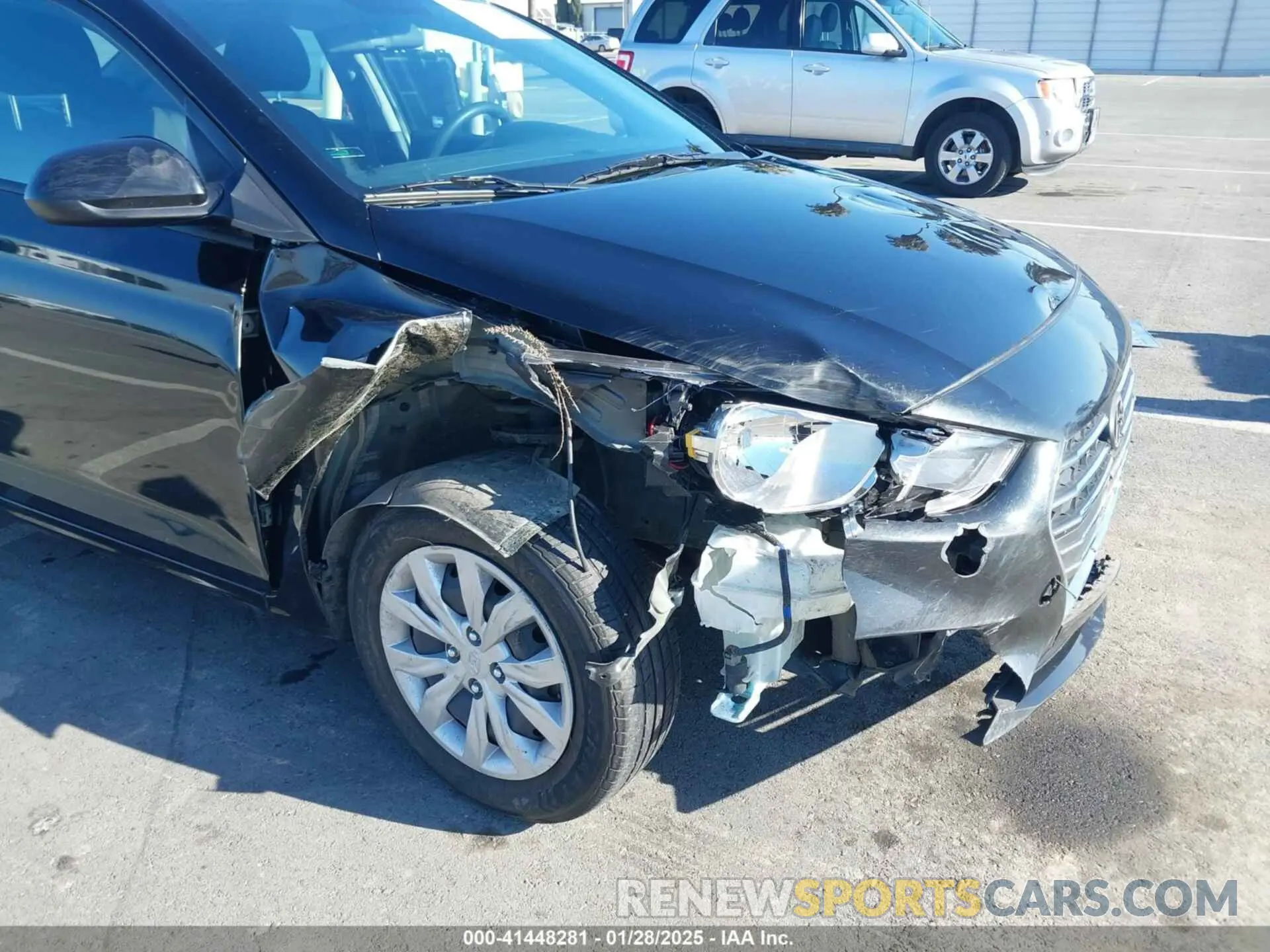 6 Photograph of a damaged car 3KPC24A67ME148693 HYUNDAI ACCENT 2021