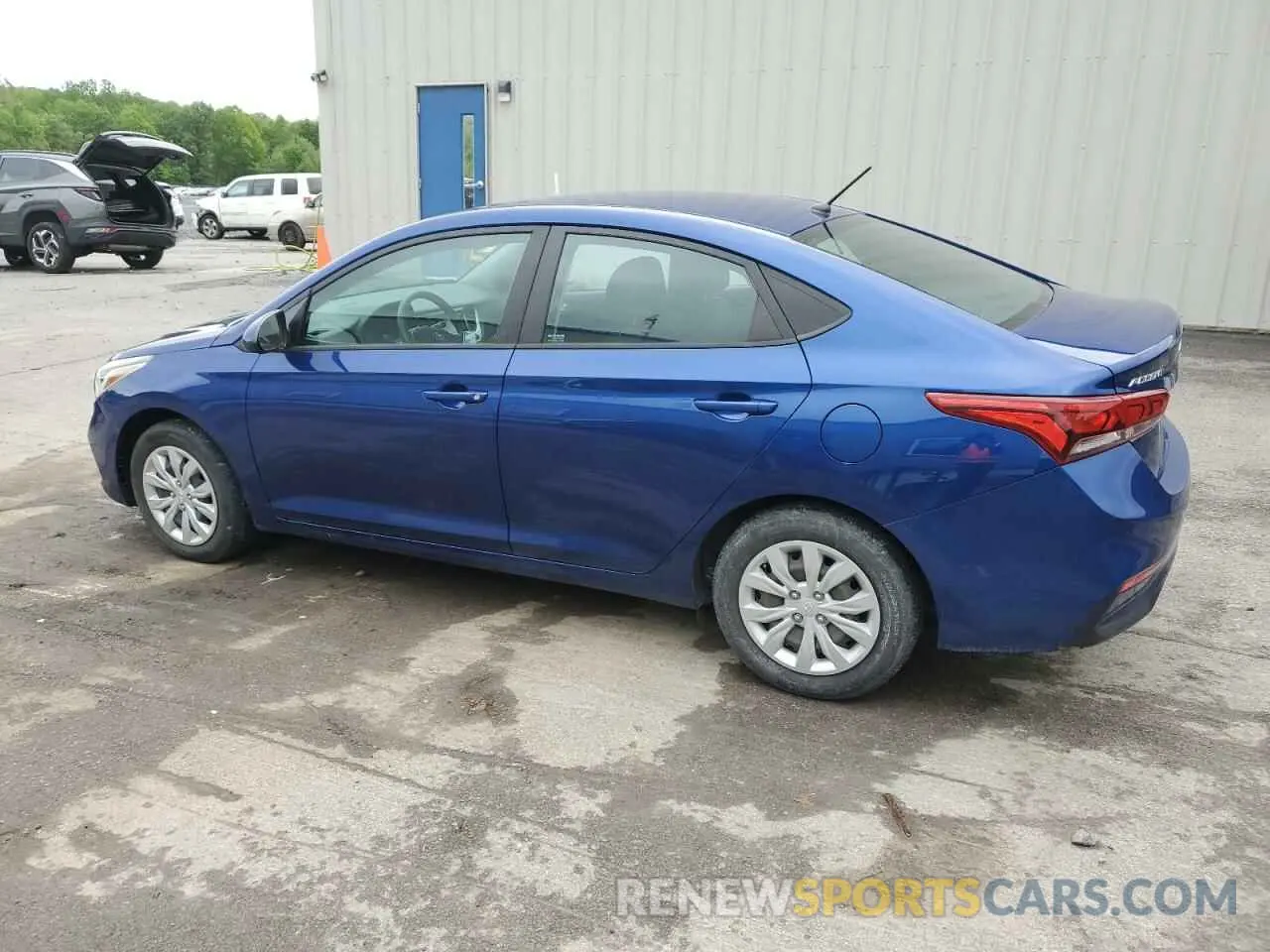2 Photograph of a damaged car 3KPC24A67ME150573 HYUNDAI ACCENT 2021