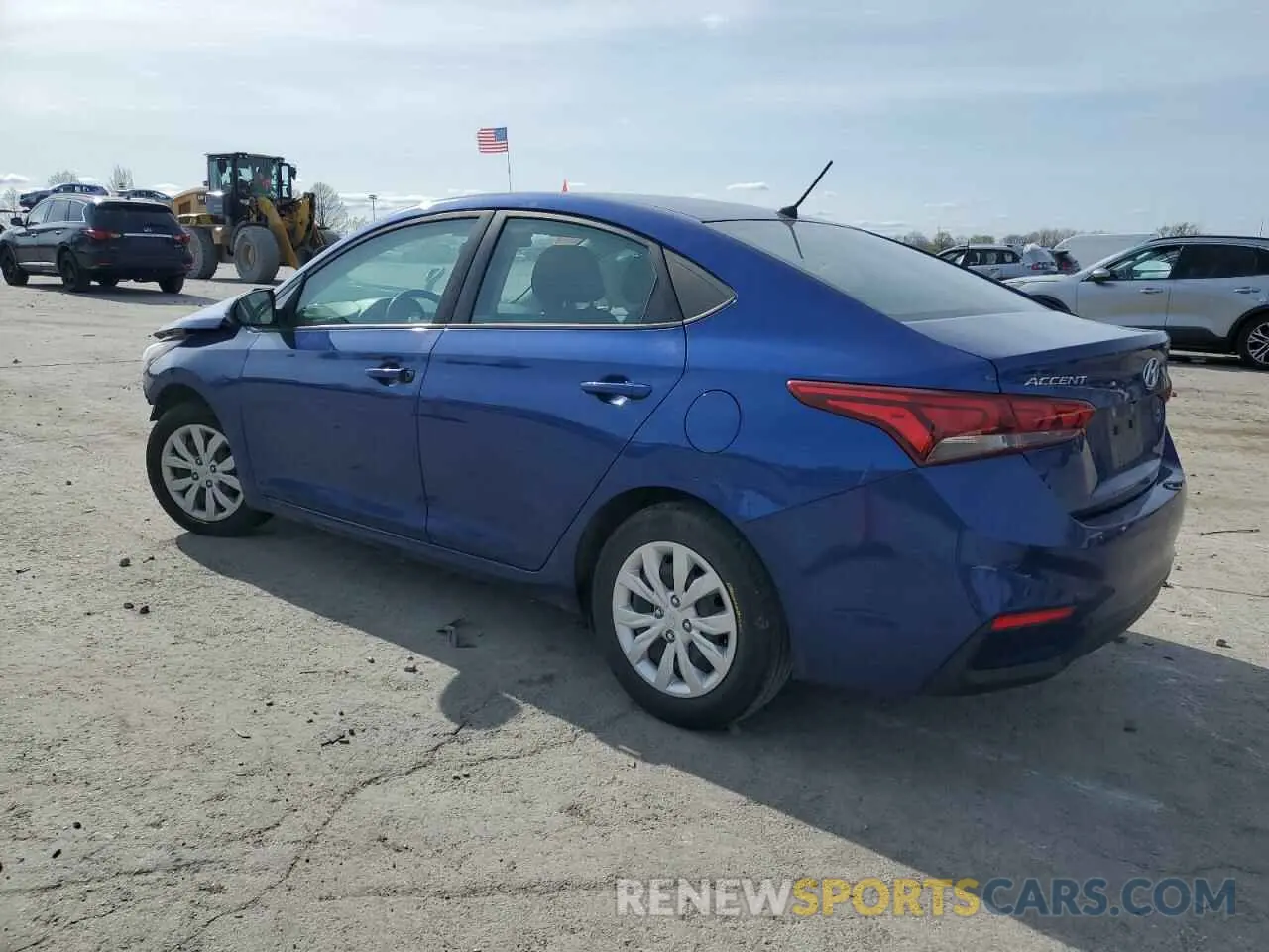 2 Photograph of a damaged car 3KPC24A68ME131711 HYUNDAI ACCENT 2021