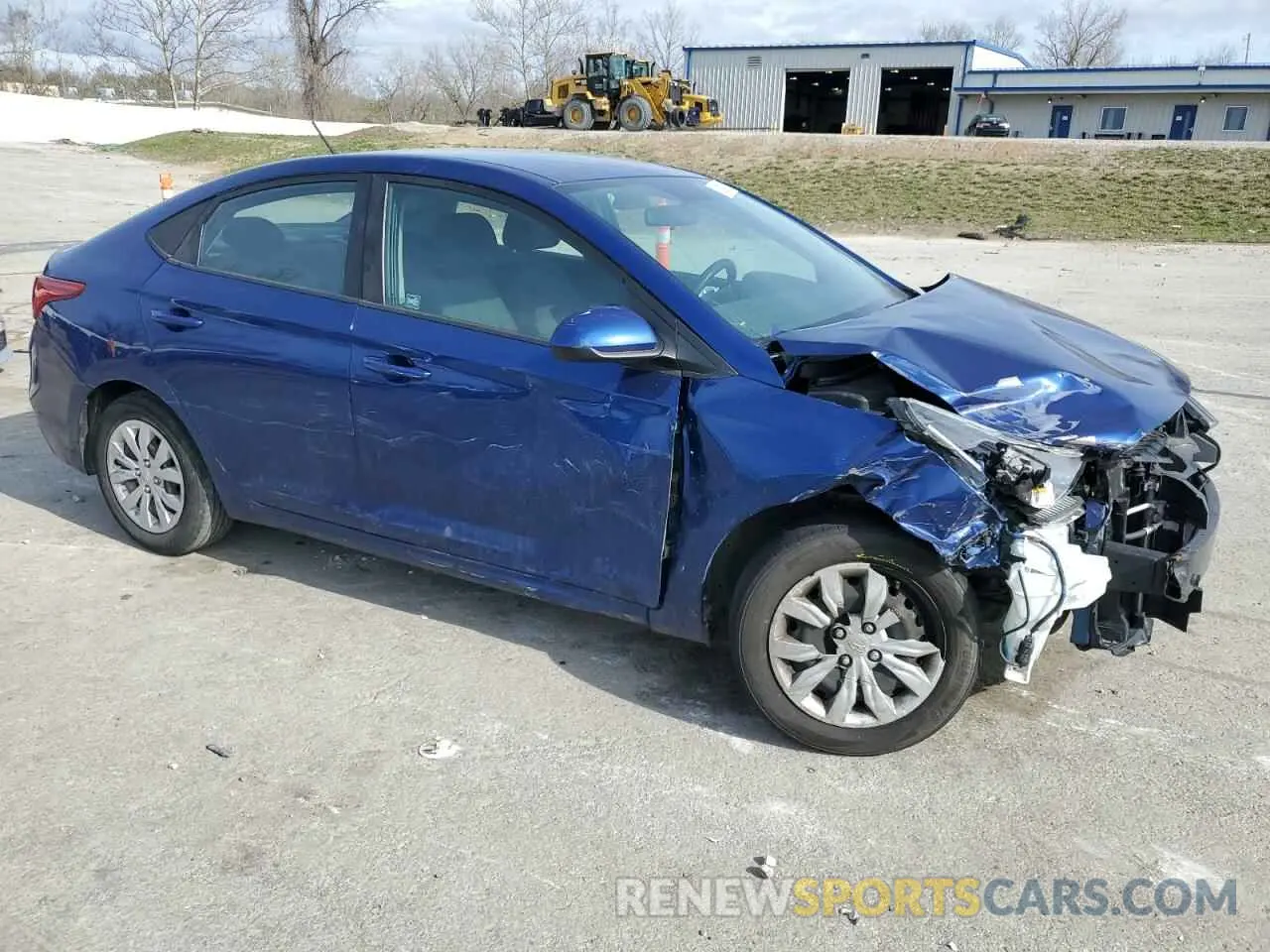 4 Photograph of a damaged car 3KPC24A68ME131711 HYUNDAI ACCENT 2021