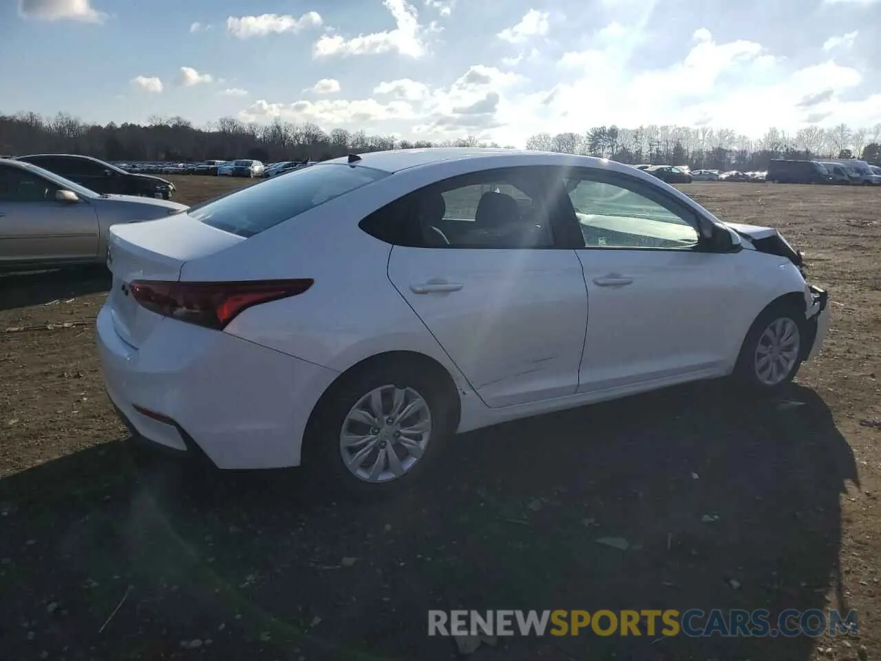 3 Photograph of a damaged car 3KPC24A68ME139002 HYUNDAI ACCENT 2021