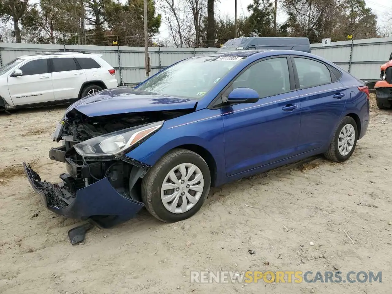 1 Photograph of a damaged car 3KPC24A68ME140795 HYUNDAI ACCENT 2021