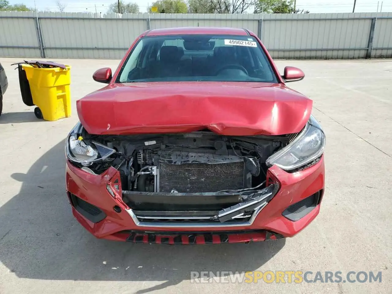 5 Photograph of a damaged car 3KPC24A68ME147066 HYUNDAI ACCENT 2021