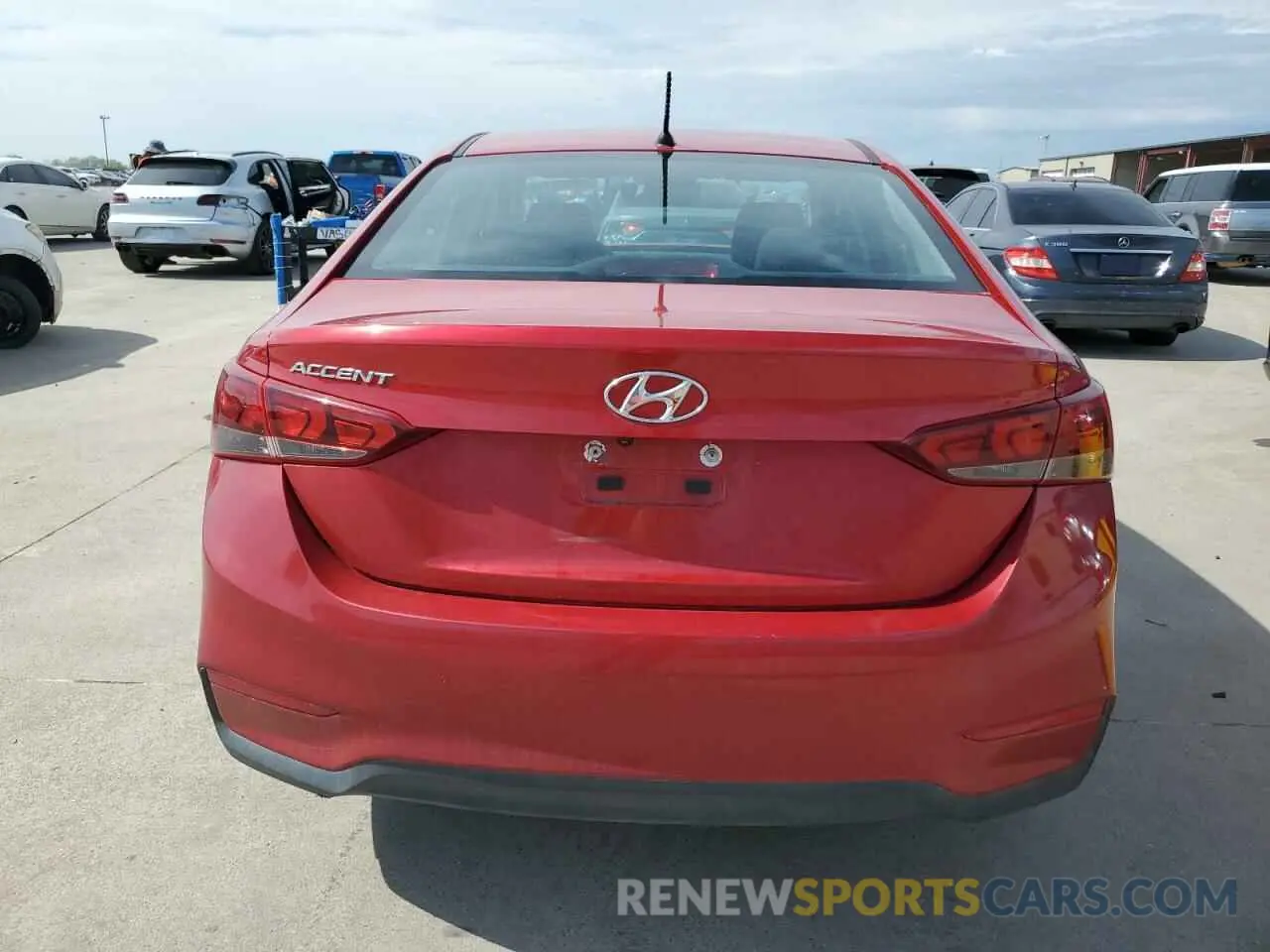 6 Photograph of a damaged car 3KPC24A68ME147066 HYUNDAI ACCENT 2021