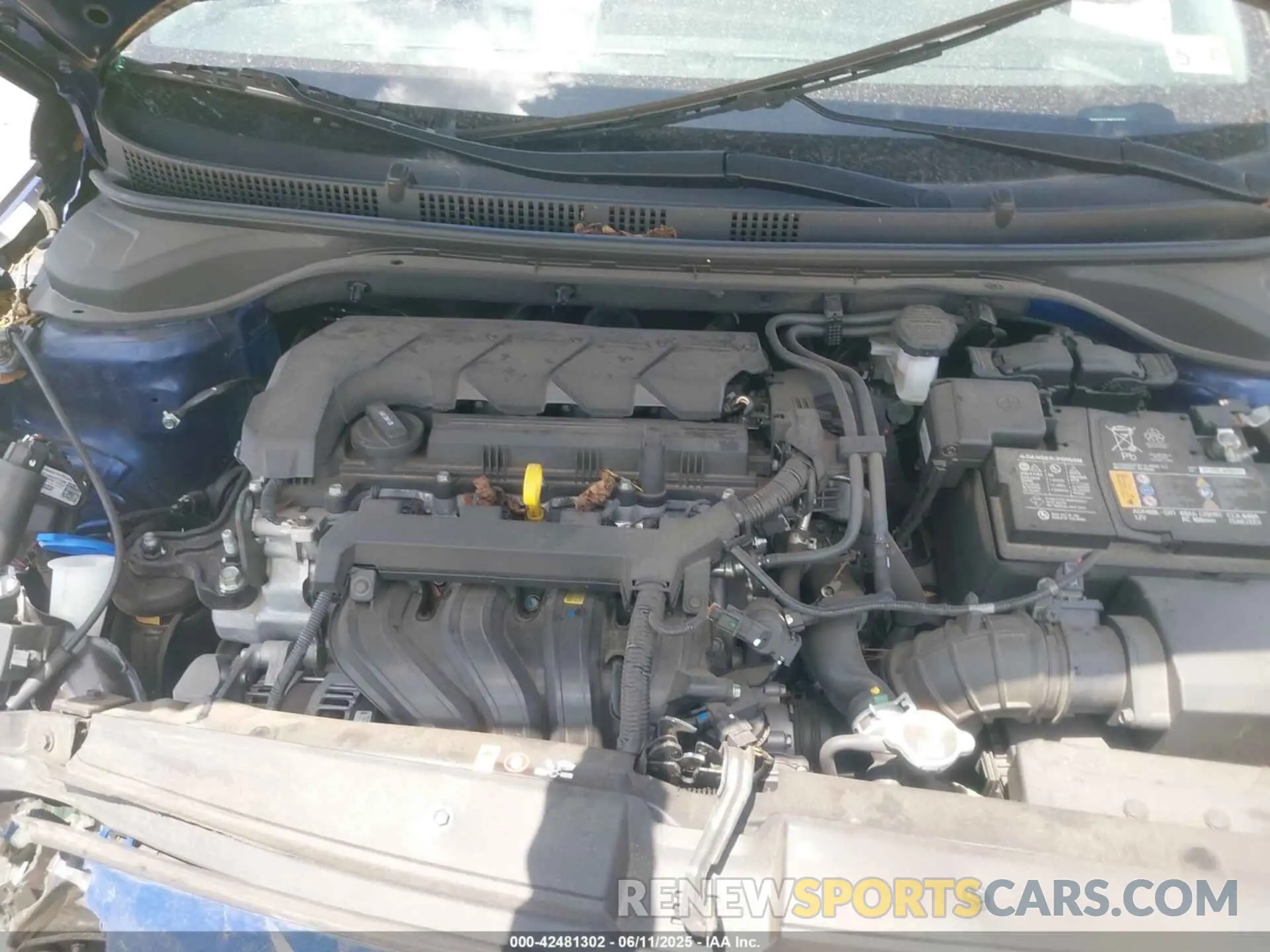 10 Photograph of a damaged car 3KPC24A68ME150596 HYUNDAI ACCENT 2021