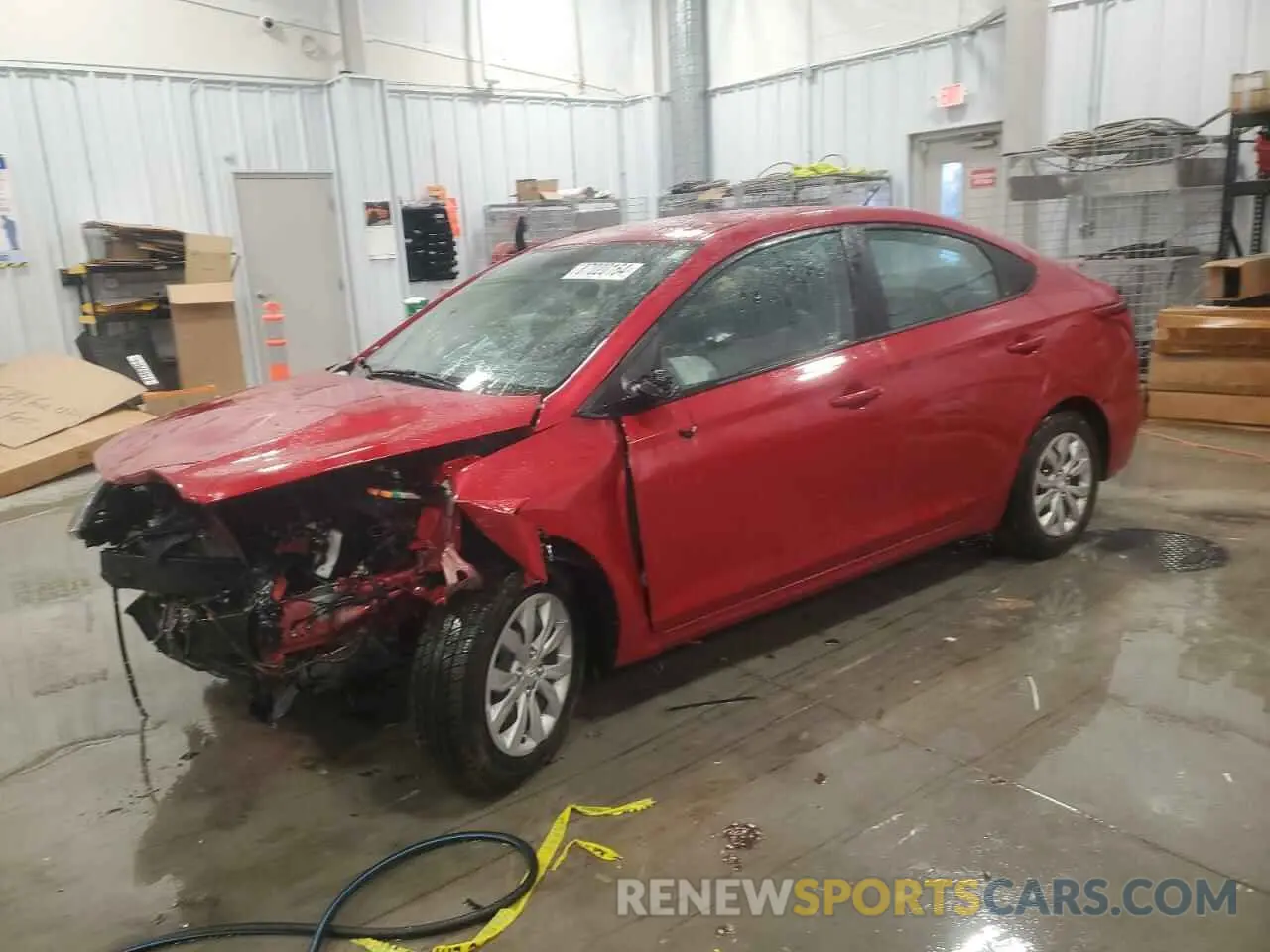 1 Photograph of a damaged car 3KPC24A68ME150789 HYUNDAI ACCENT 2021