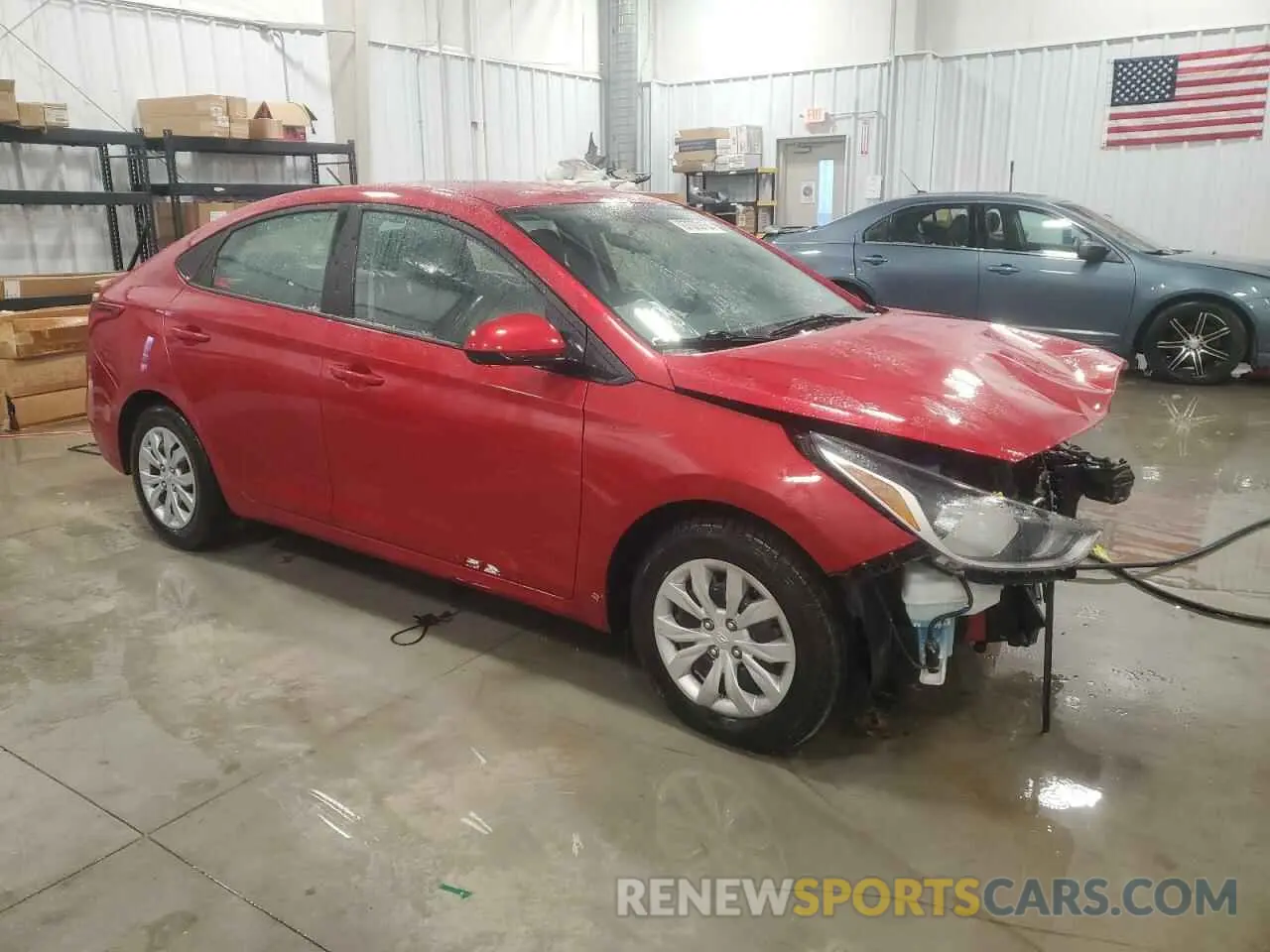 4 Photograph of a damaged car 3KPC24A68ME150789 HYUNDAI ACCENT 2021