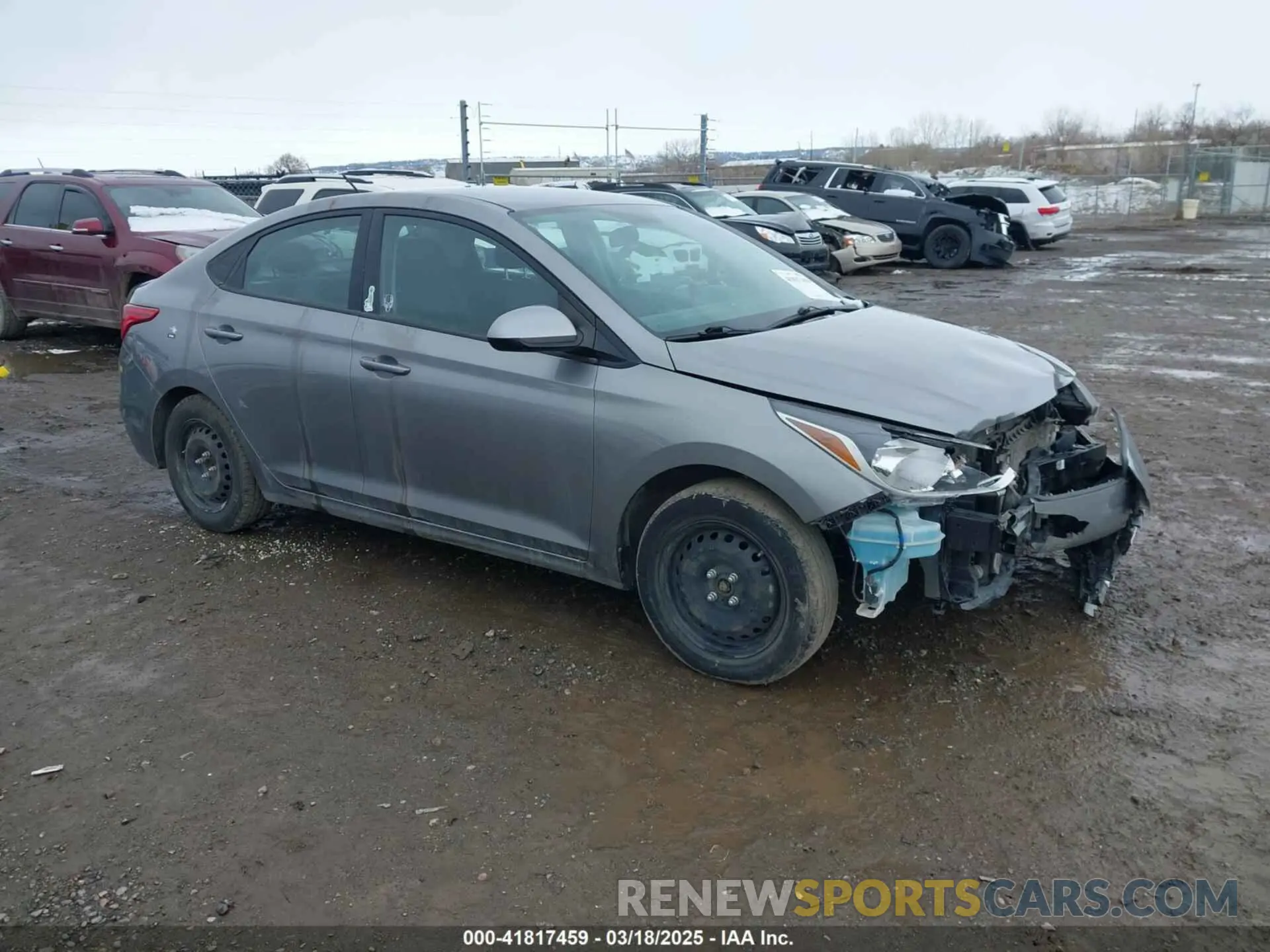 1 Photograph of a damaged car 3KPC24A69ME140322 HYUNDAI ACCENT 2021