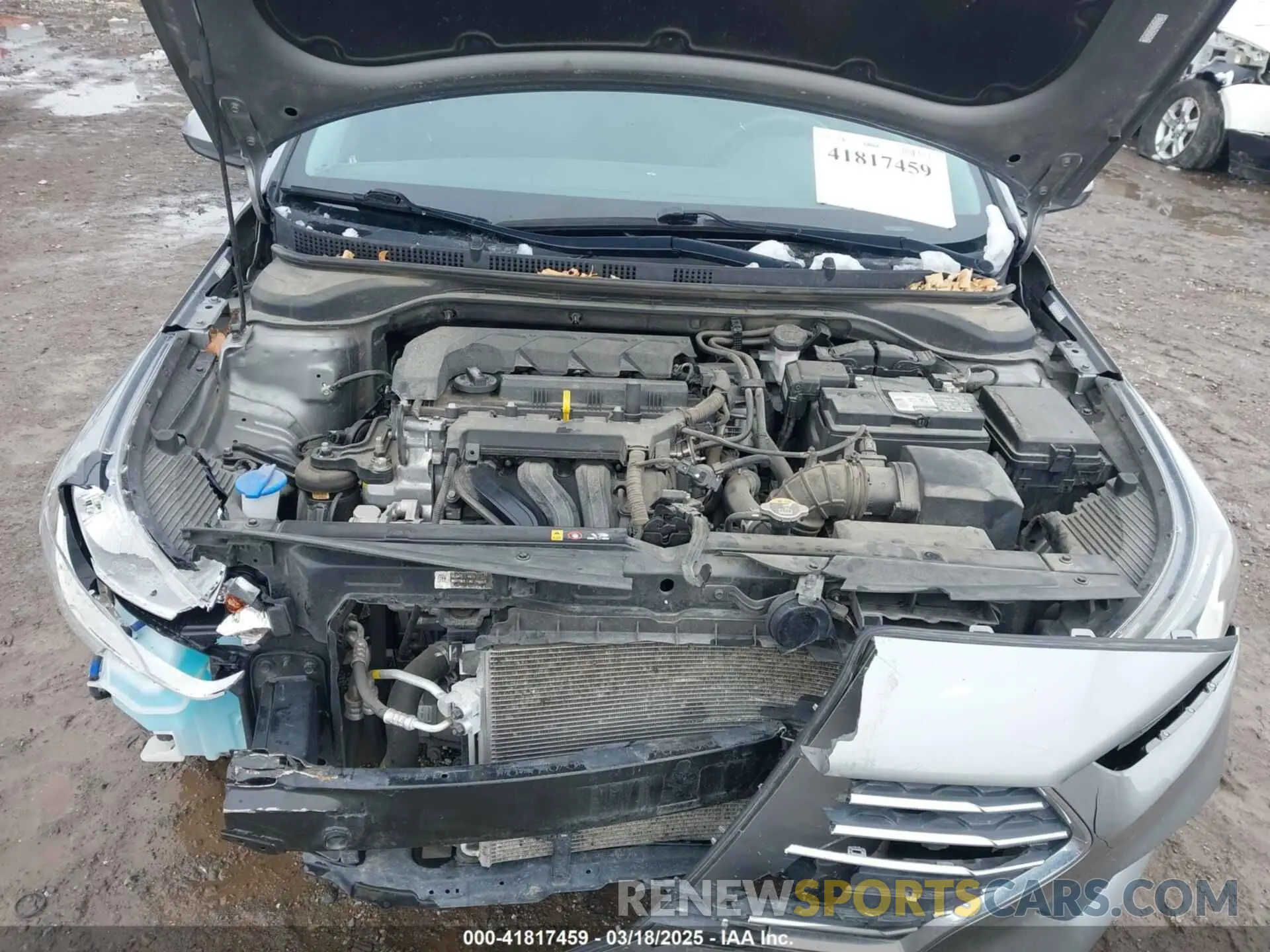 10 Photograph of a damaged car 3KPC24A69ME140322 HYUNDAI ACCENT 2021