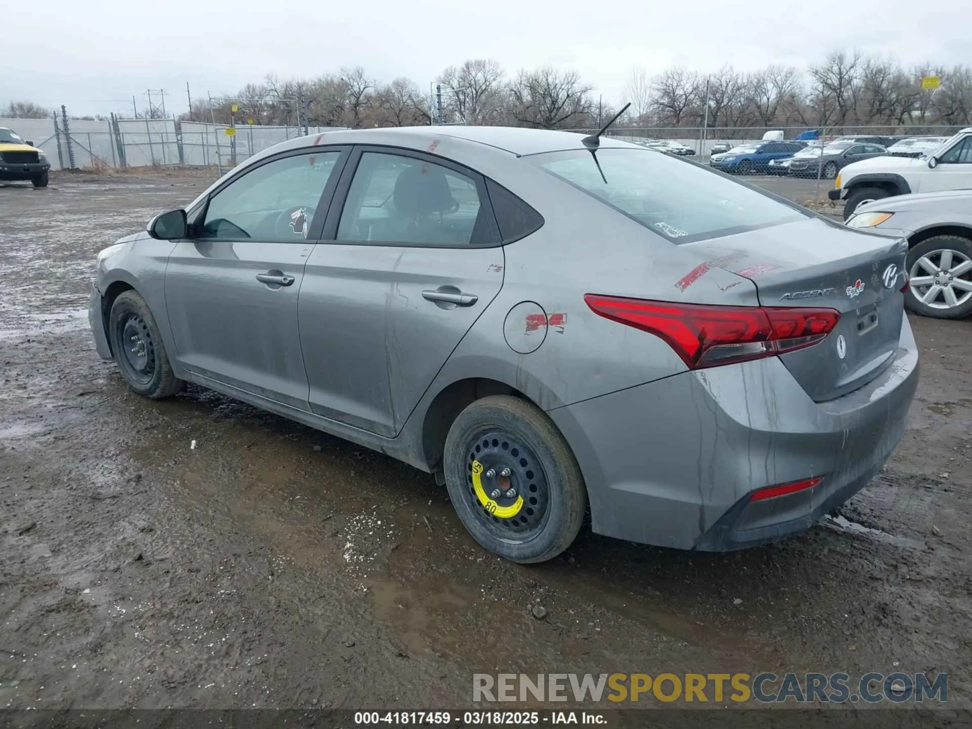 3 Photograph of a damaged car 3KPC24A69ME140322 HYUNDAI ACCENT 2021