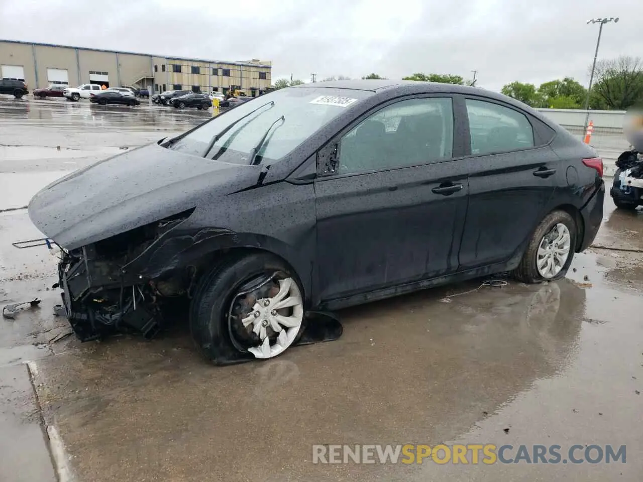 1 Photograph of a damaged car 3KPC24A69ME140739 HYUNDAI ACCENT 2021