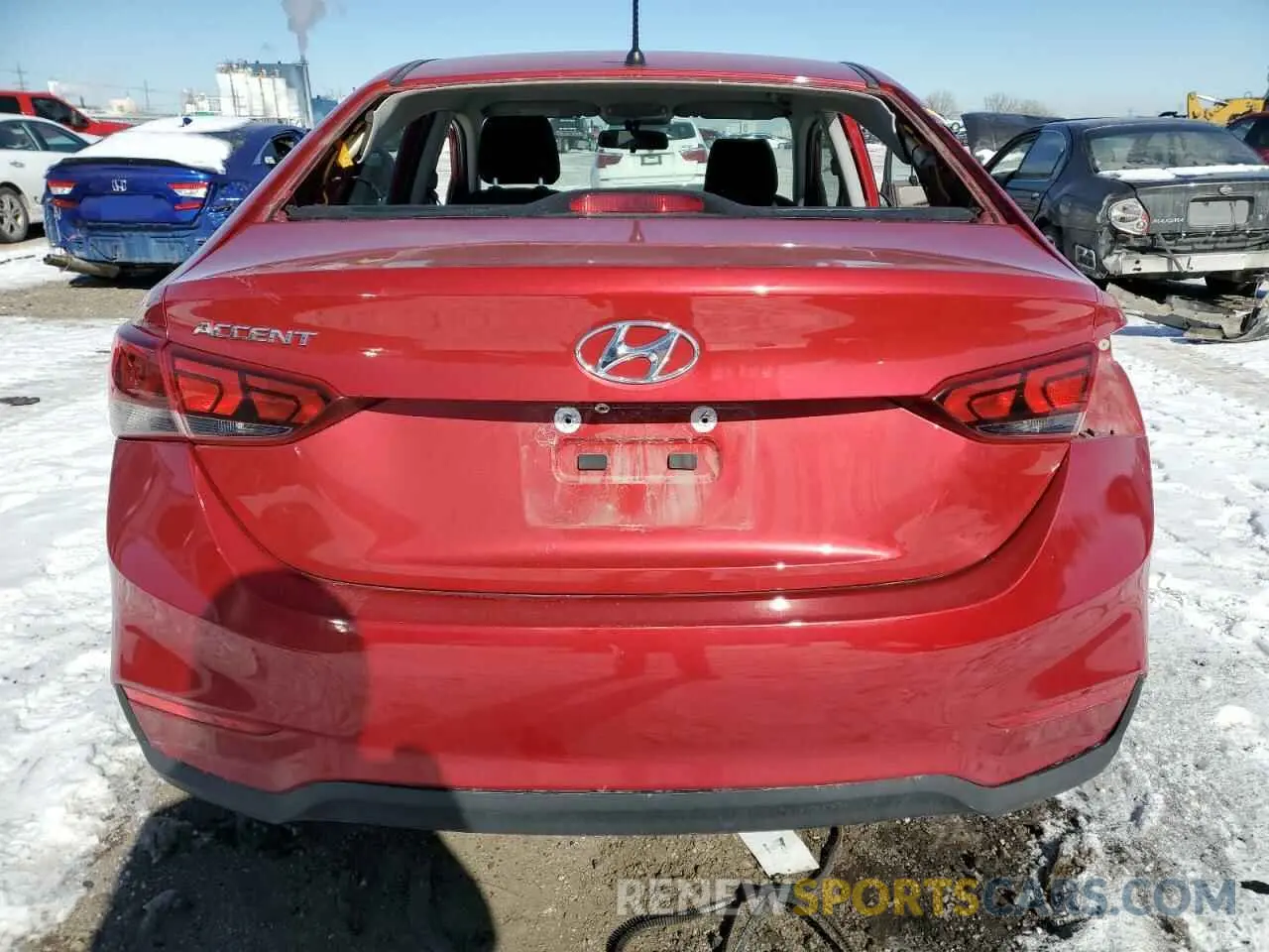 6 Photograph of a damaged car 3KPC24A69ME144371 HYUNDAI ACCENT 2021