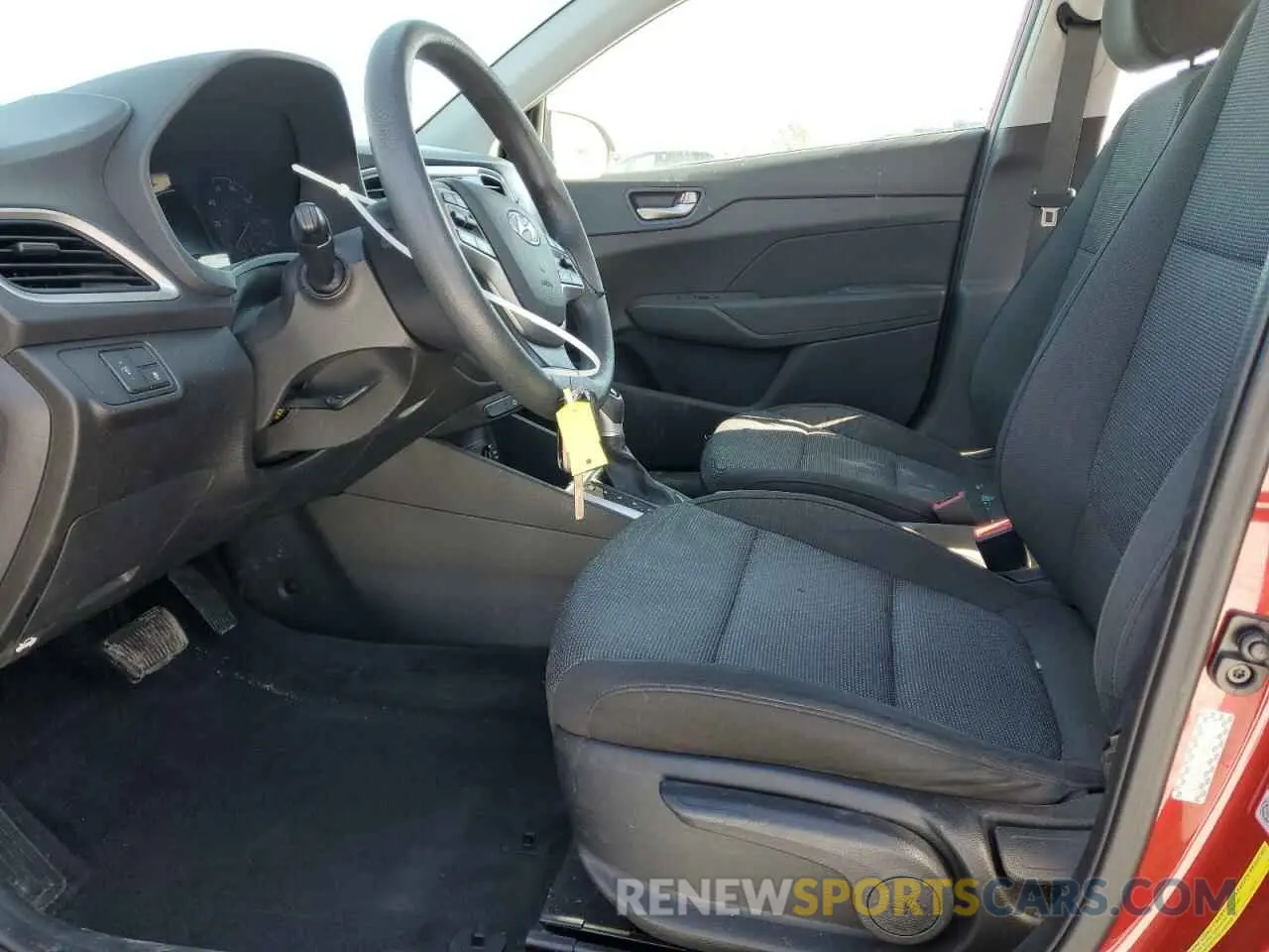 7 Photograph of a damaged car 3KPC24A69ME144371 HYUNDAI ACCENT 2021