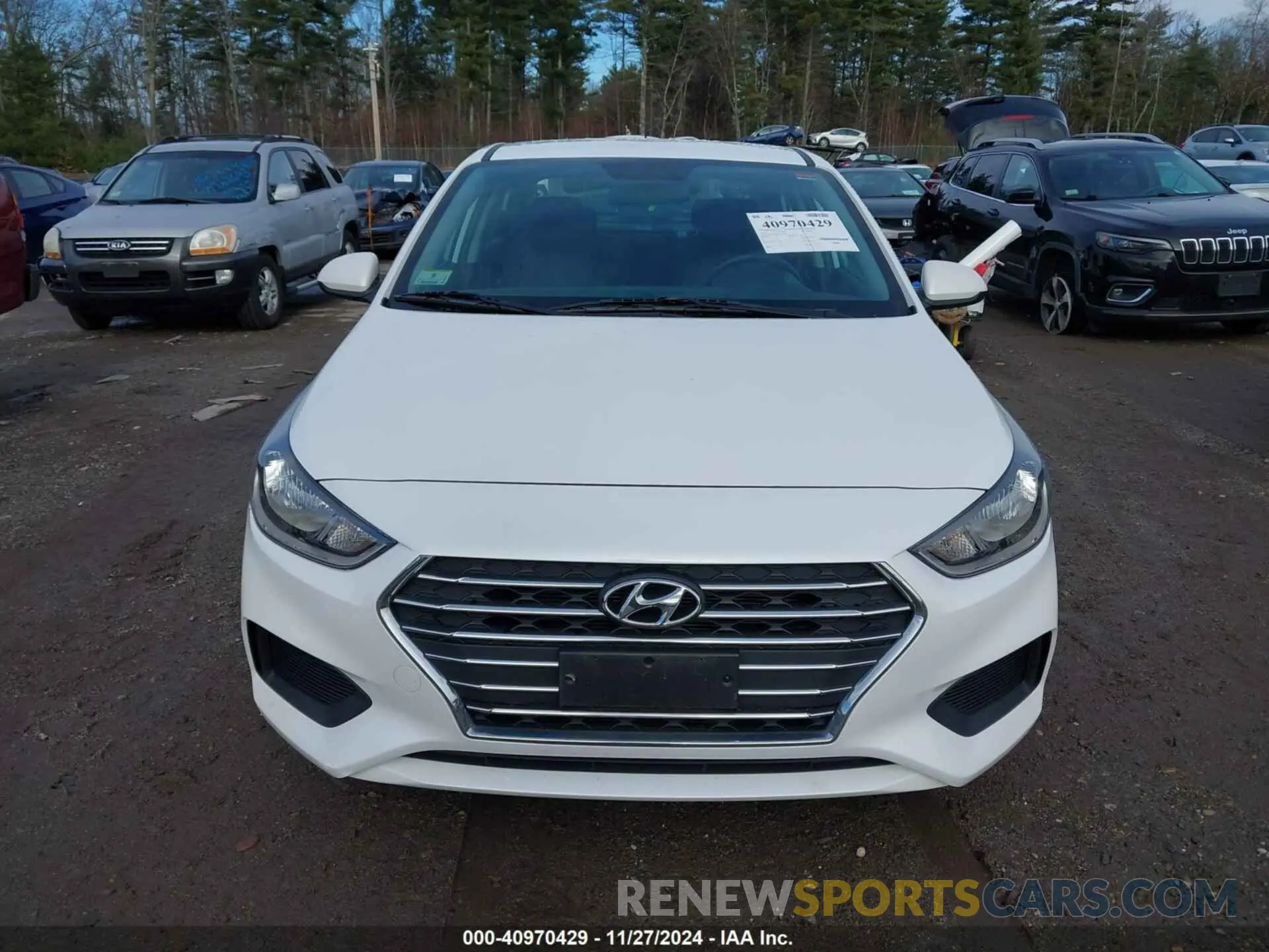 12 Photograph of a damaged car 3KPC24A69ME149960 HYUNDAI ACCENT 2021