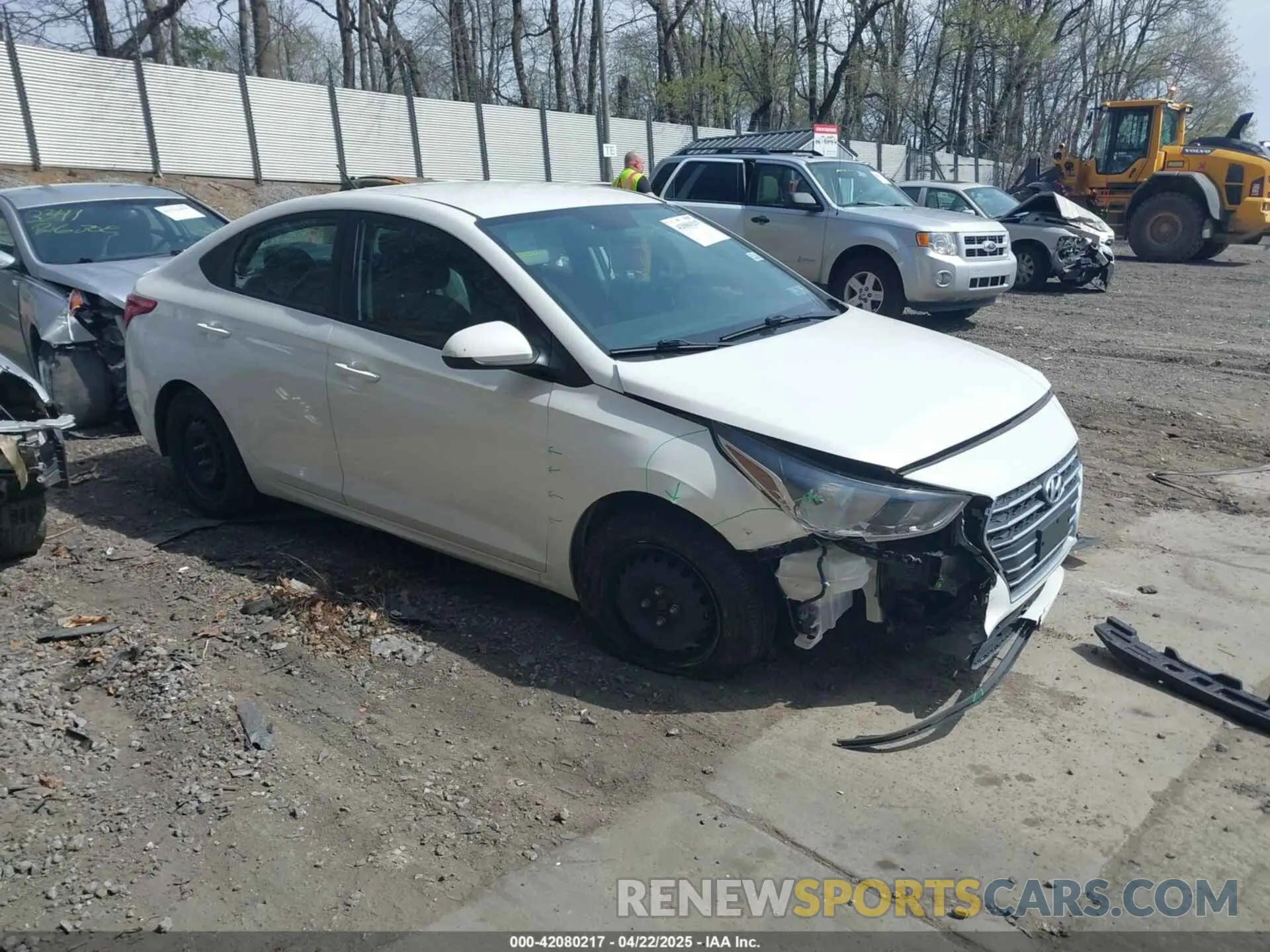 1 Photograph of a damaged car 3KPC24A6XME131256 HYUNDAI ACCENT 2021