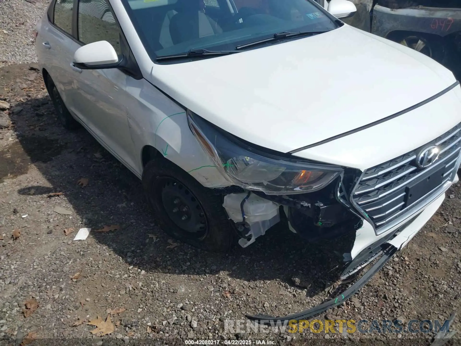 6 Photograph of a damaged car 3KPC24A6XME131256 HYUNDAI ACCENT 2021