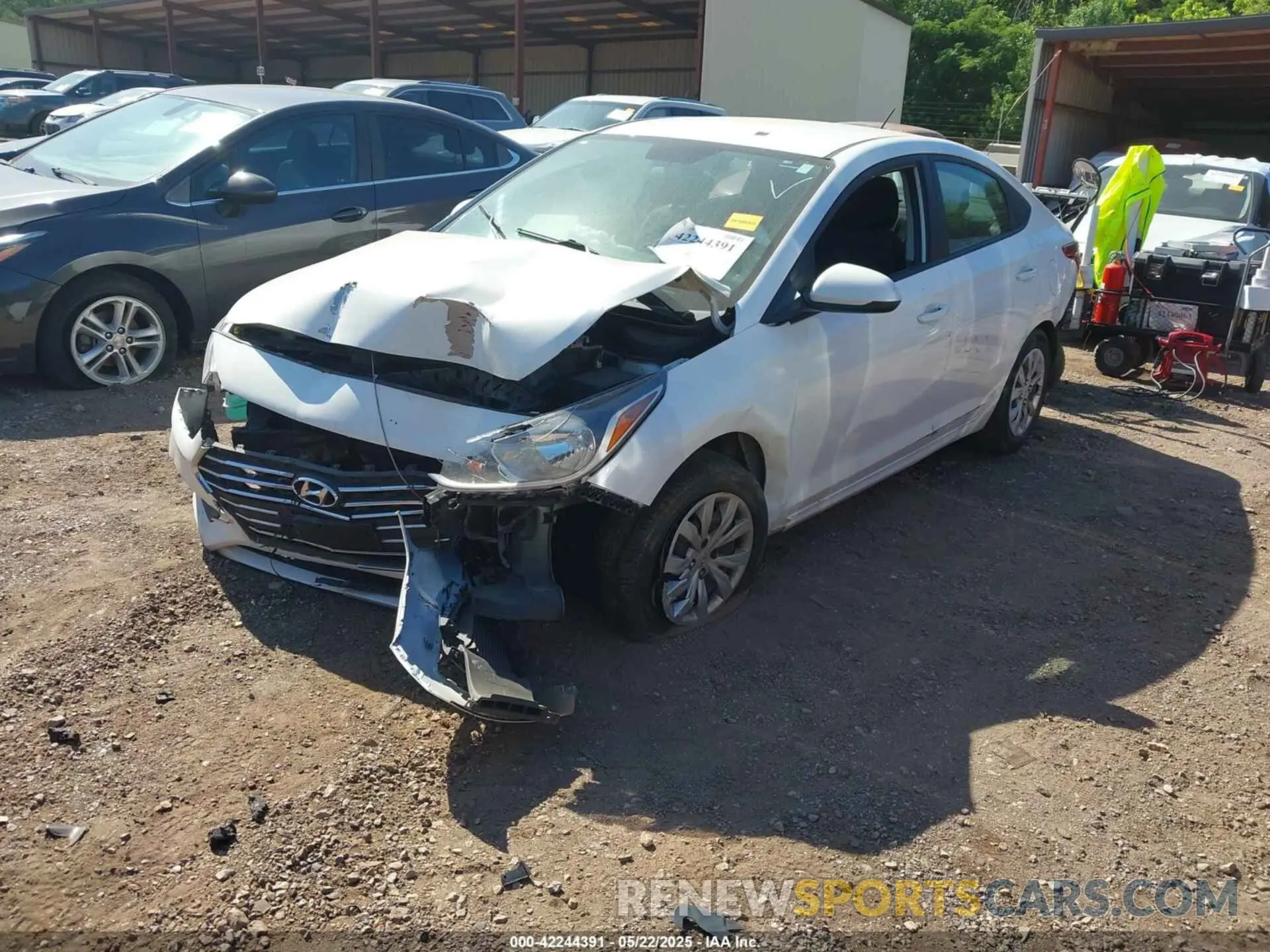 2 Photograph of a damaged car 3KPC24A6XME132648 HYUNDAI ACCENT 2021
