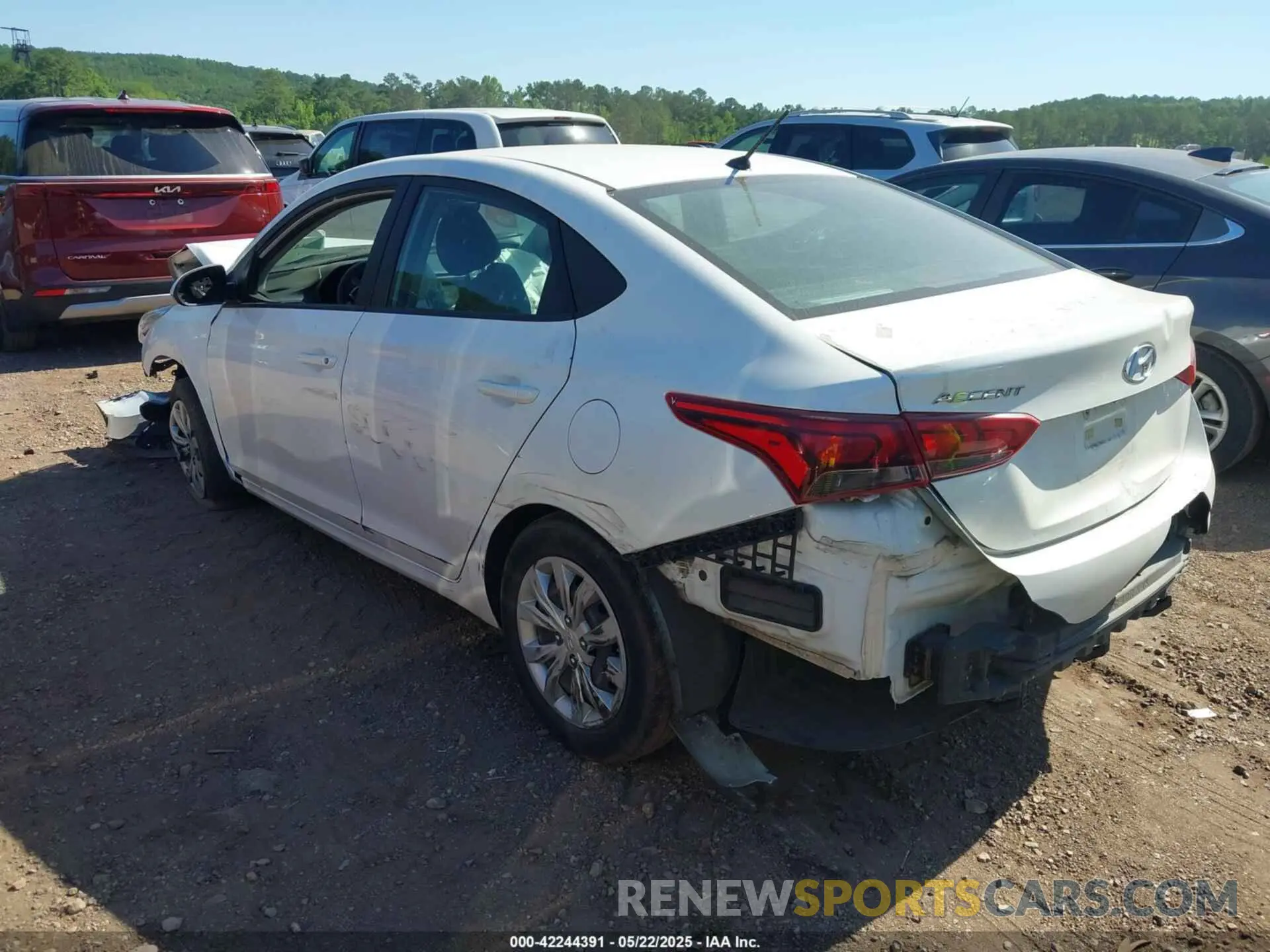 3 Photograph of a damaged car 3KPC24A6XME132648 HYUNDAI ACCENT 2021