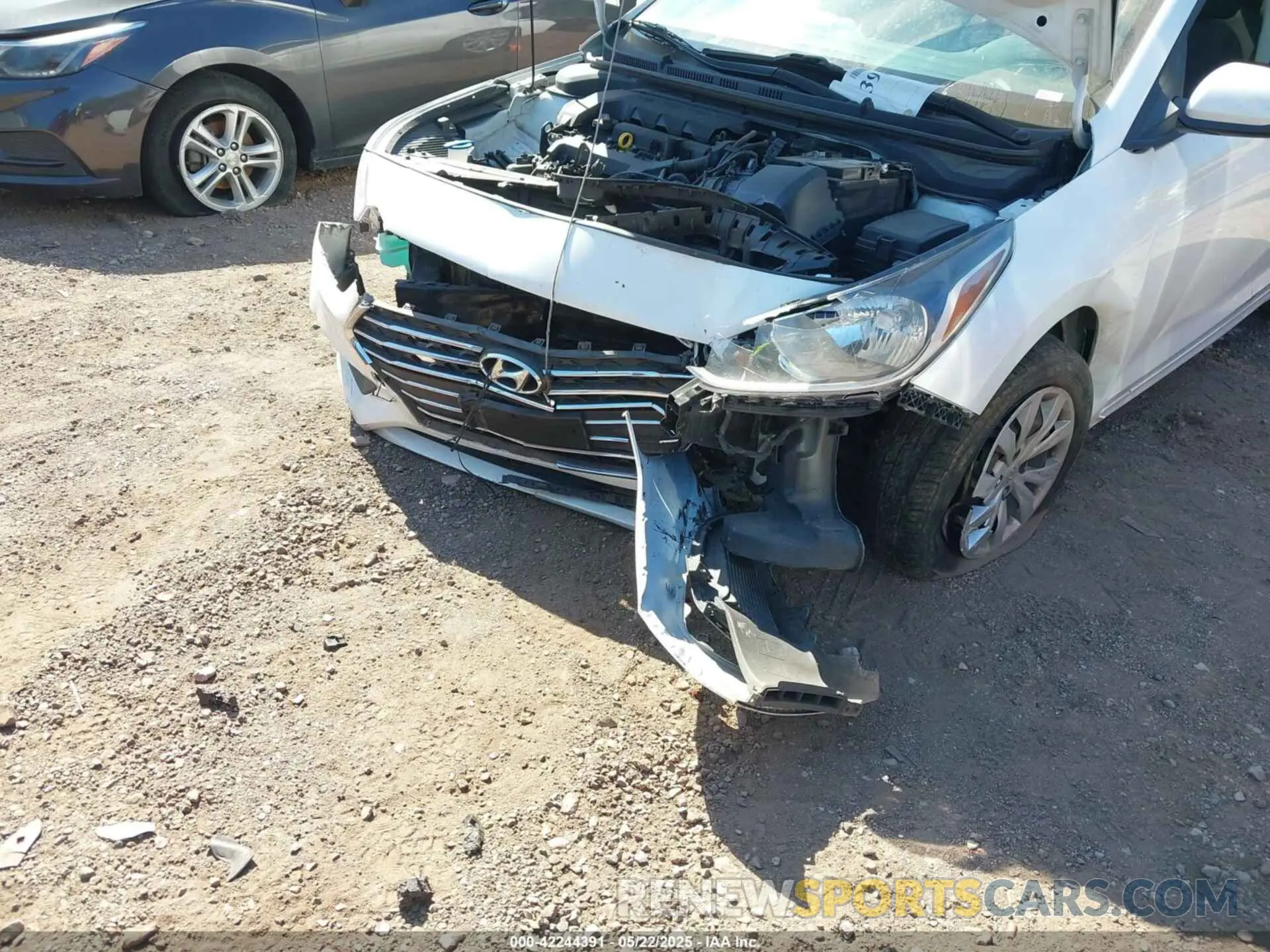 6 Photograph of a damaged car 3KPC24A6XME132648 HYUNDAI ACCENT 2021