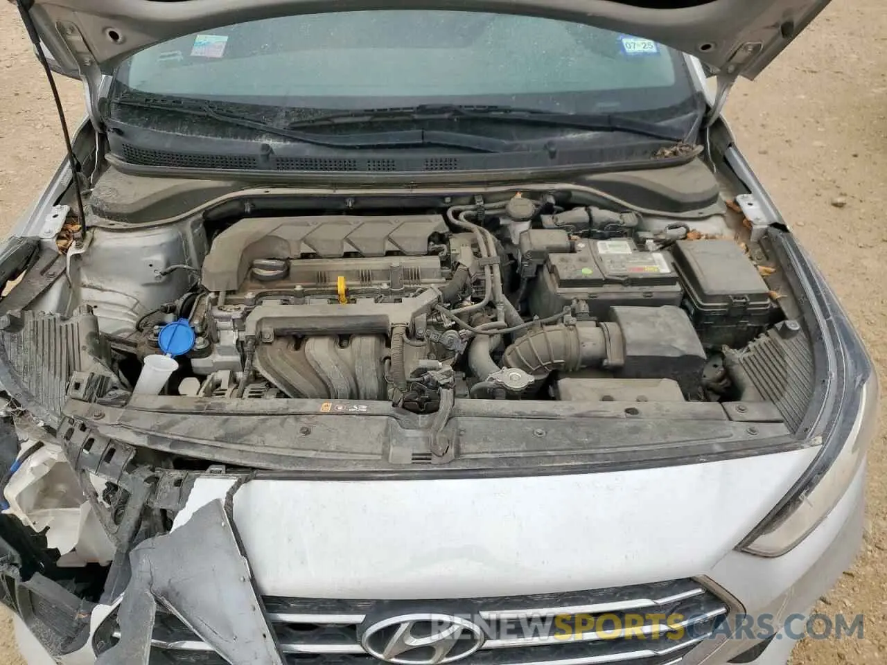11 Photograph of a damaged car 3KPC24A6XME134643 HYUNDAI ACCENT 2021