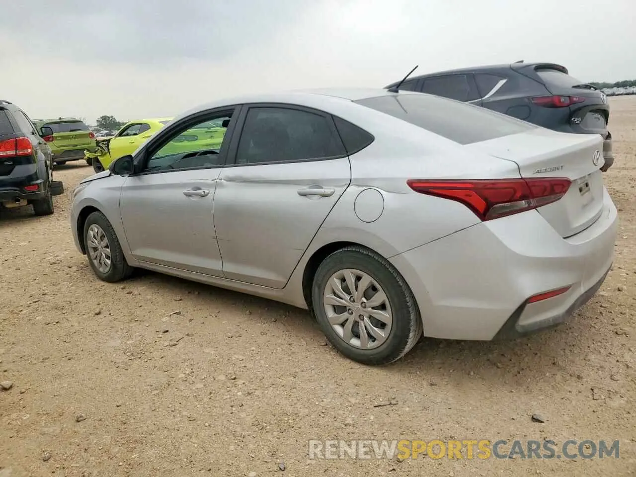 2 Photograph of a damaged car 3KPC24A6XME134643 HYUNDAI ACCENT 2021