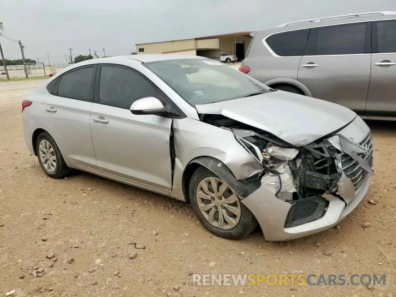 4 Photograph of a damaged car 3KPC24A6XME134643 HYUNDAI ACCENT 2021