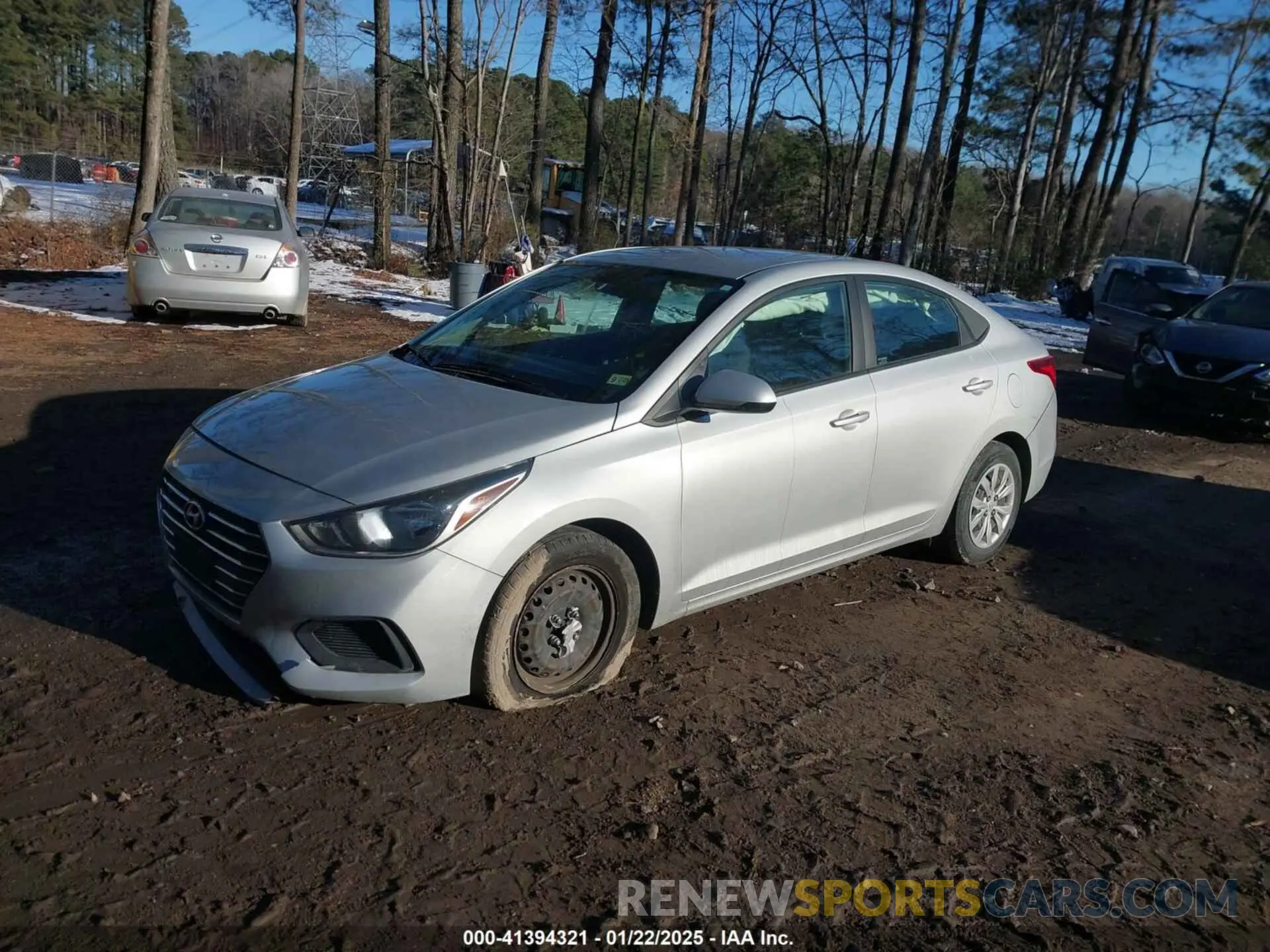 2 Photograph of a damaged car 3KPC24A6XME134920 HYUNDAI ACCENT 2021
