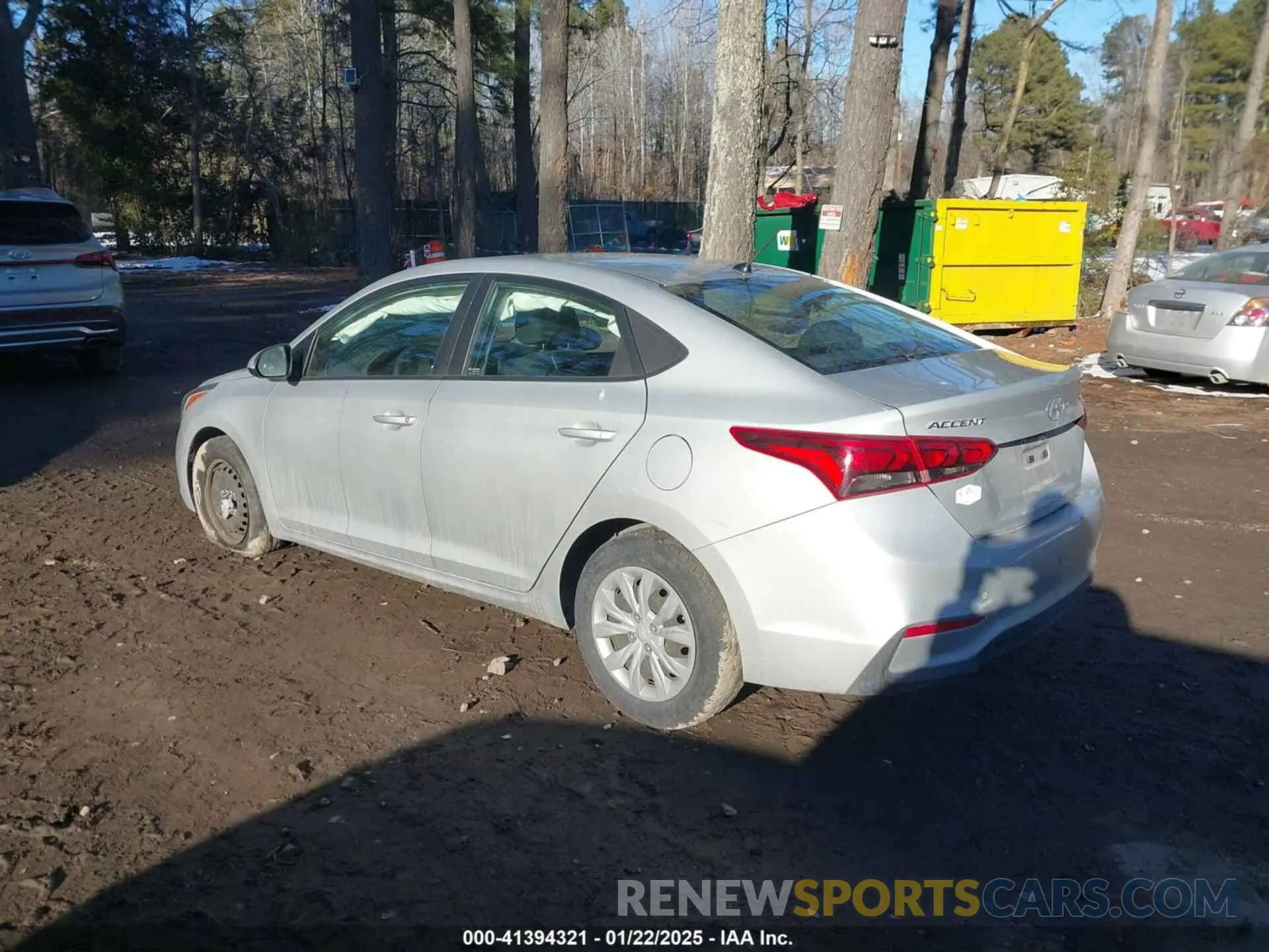 3 Photograph of a damaged car 3KPC24A6XME134920 HYUNDAI ACCENT 2021