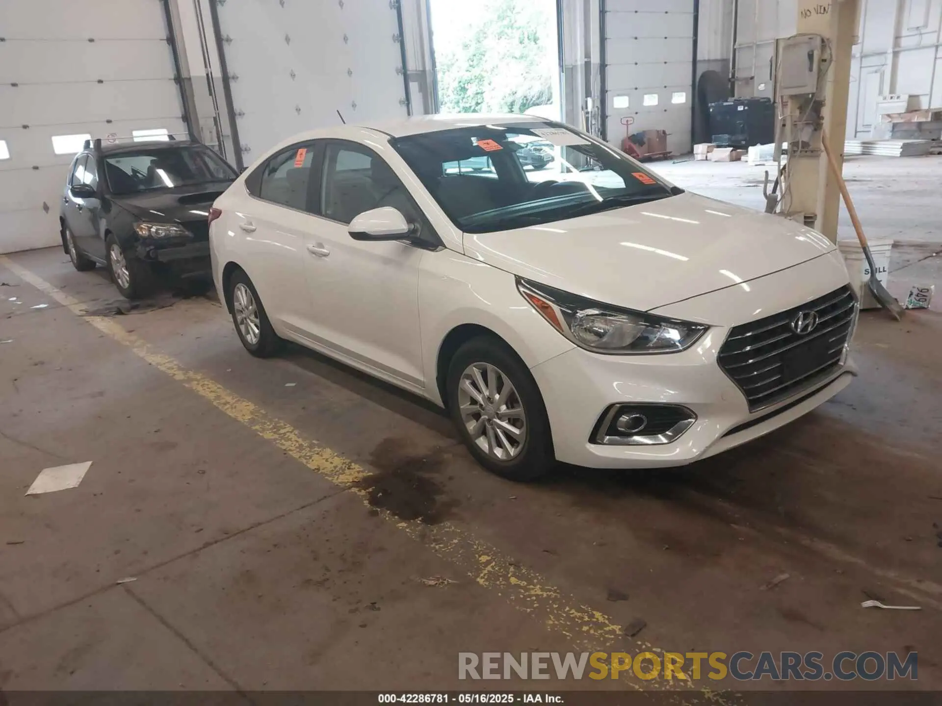 1 Photograph of a damaged car 3KPC24A6XME138028 HYUNDAI ACCENT 2021