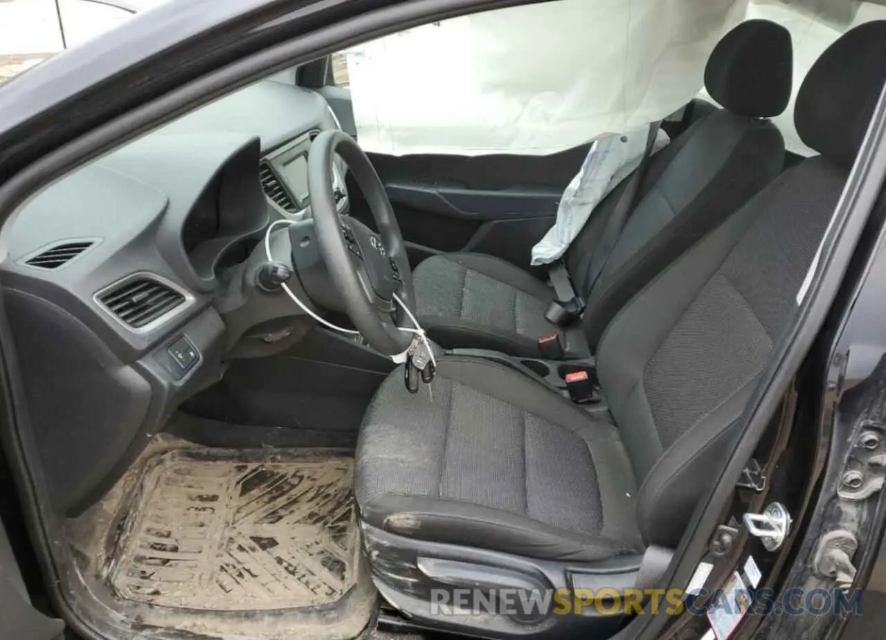 7 Photograph of a damaged car 3KPC24A6XME153001 HYUNDAI ACCENT 2021