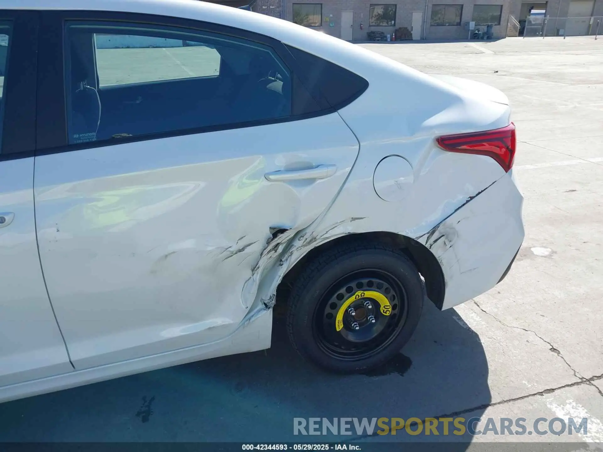 6 Photograph of a damaged car 3KPC24A6XME153337 HYUNDAI ACCENT 2021