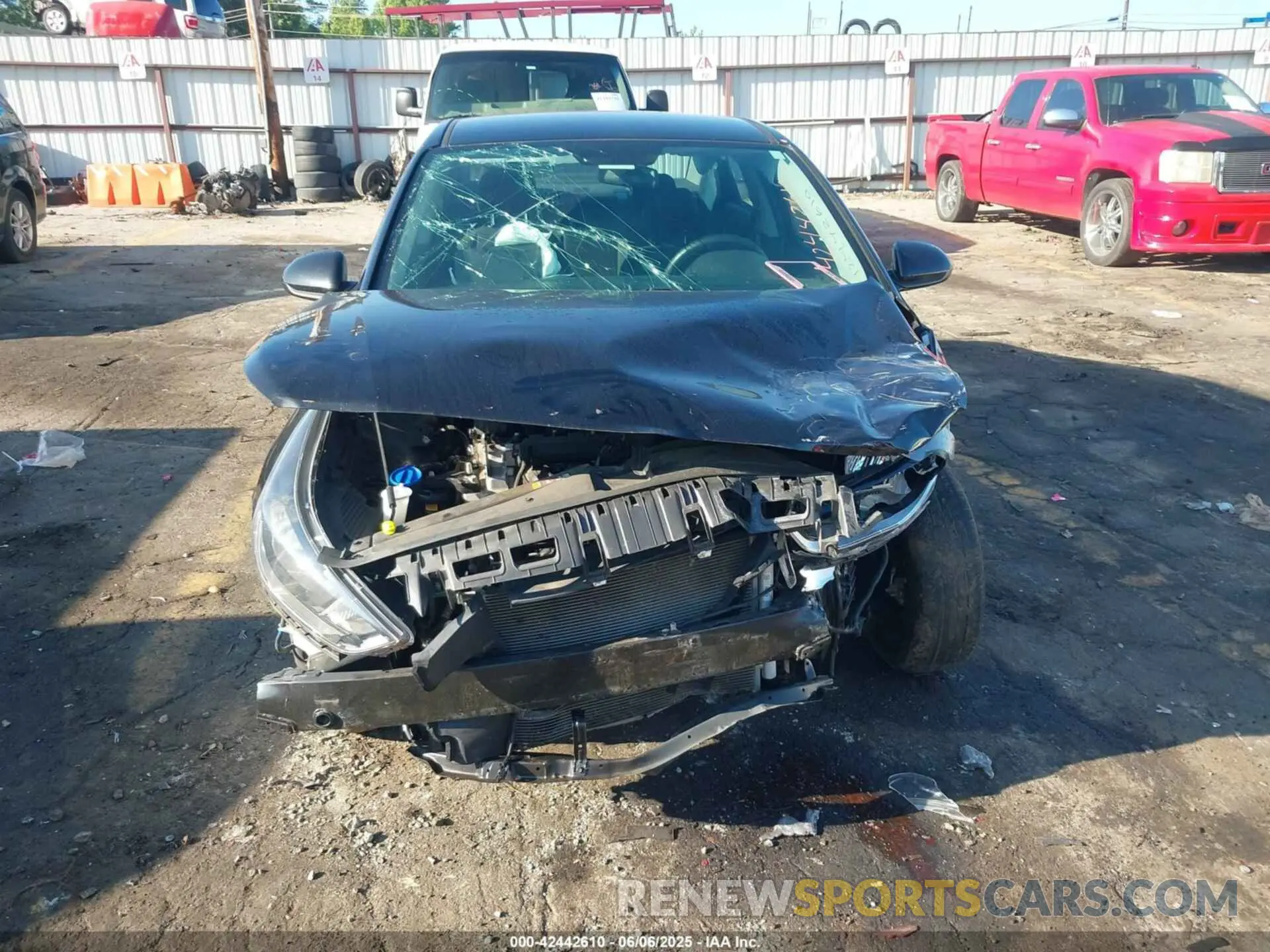 6 Photograph of a damaged car 3KPC24A60NE160976 HYUNDAI ACCENT 2022