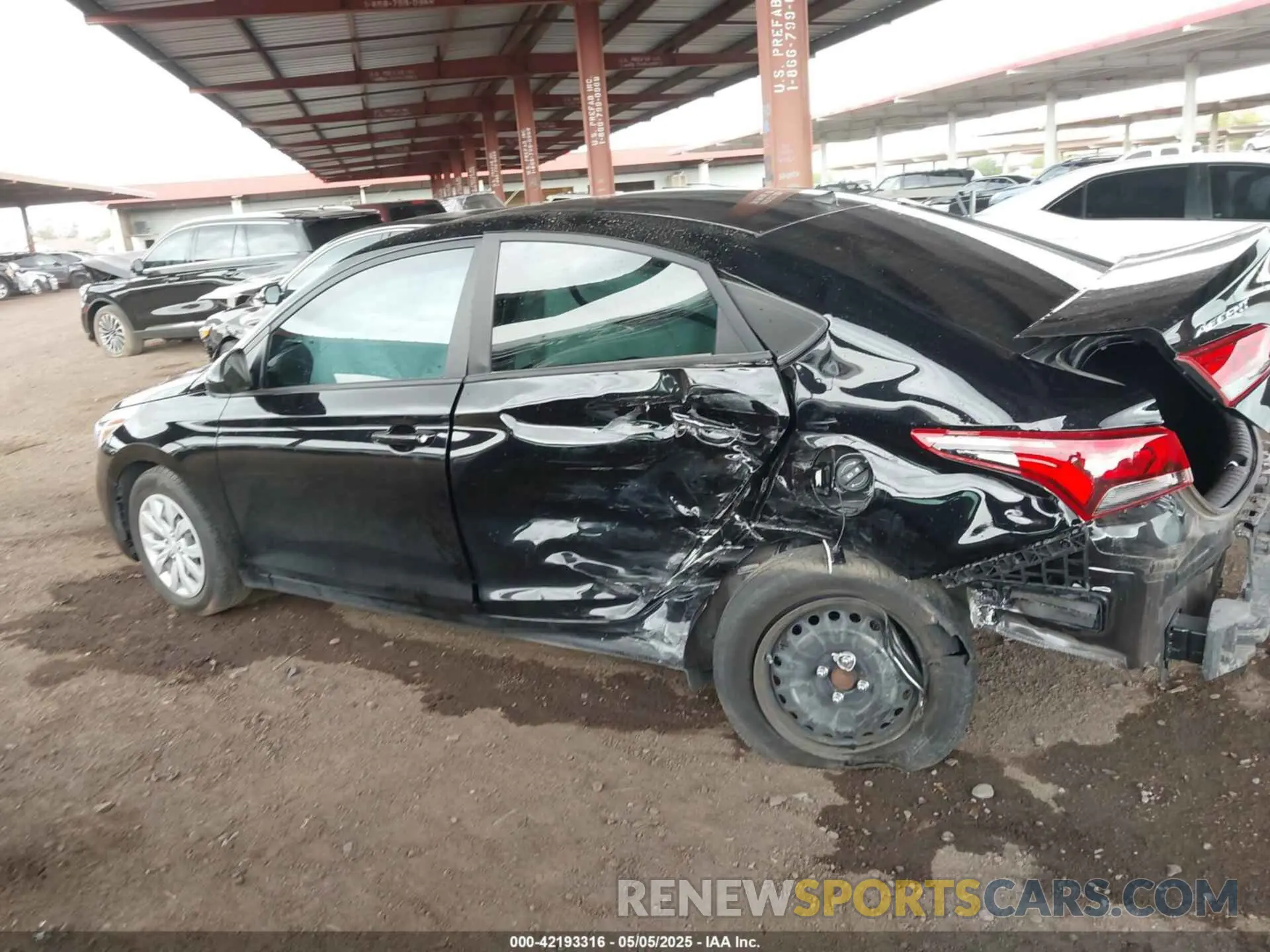 15 Photograph of a damaged car 3KPC24A60NE172870 HYUNDAI ACCENT 2022
