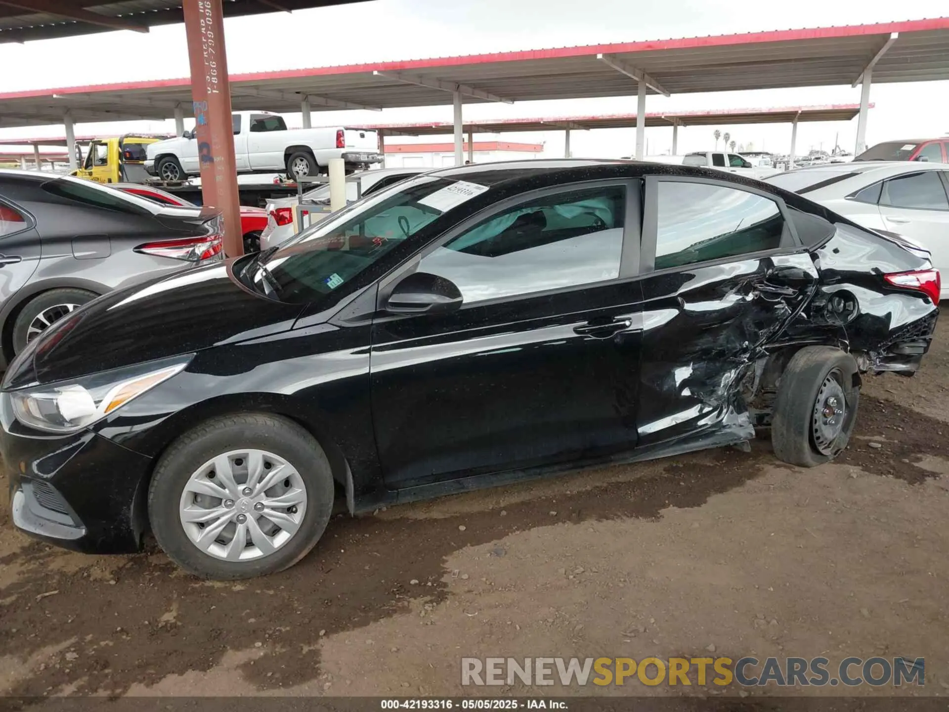 6 Photograph of a damaged car 3KPC24A60NE172870 HYUNDAI ACCENT 2022