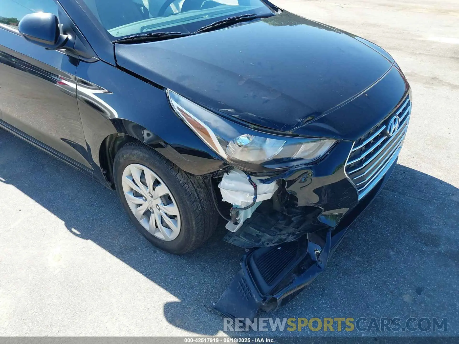 6 Photograph of a damaged car 3KPC24A60NE181293 HYUNDAI ACCENT 2022