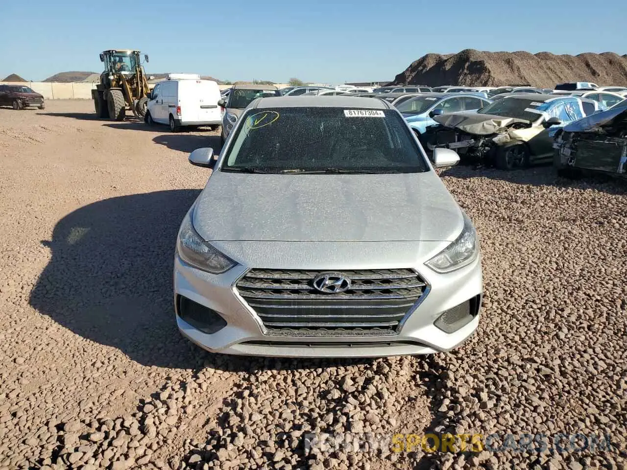 5 Photograph of a damaged car 3KPC24A60NE182069 HYUNDAI ACCENT 2022