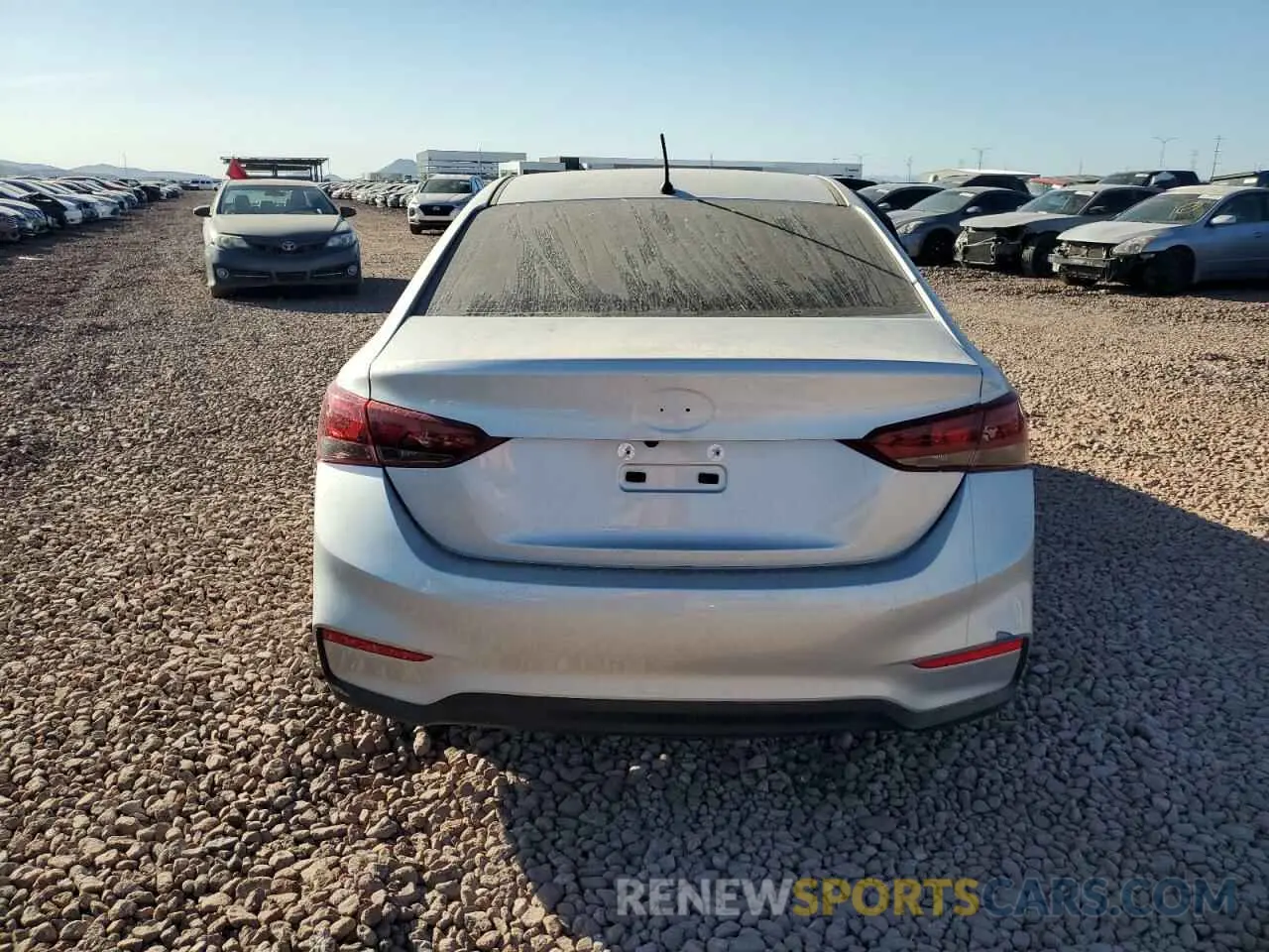 6 Photograph of a damaged car 3KPC24A60NE182069 HYUNDAI ACCENT 2022