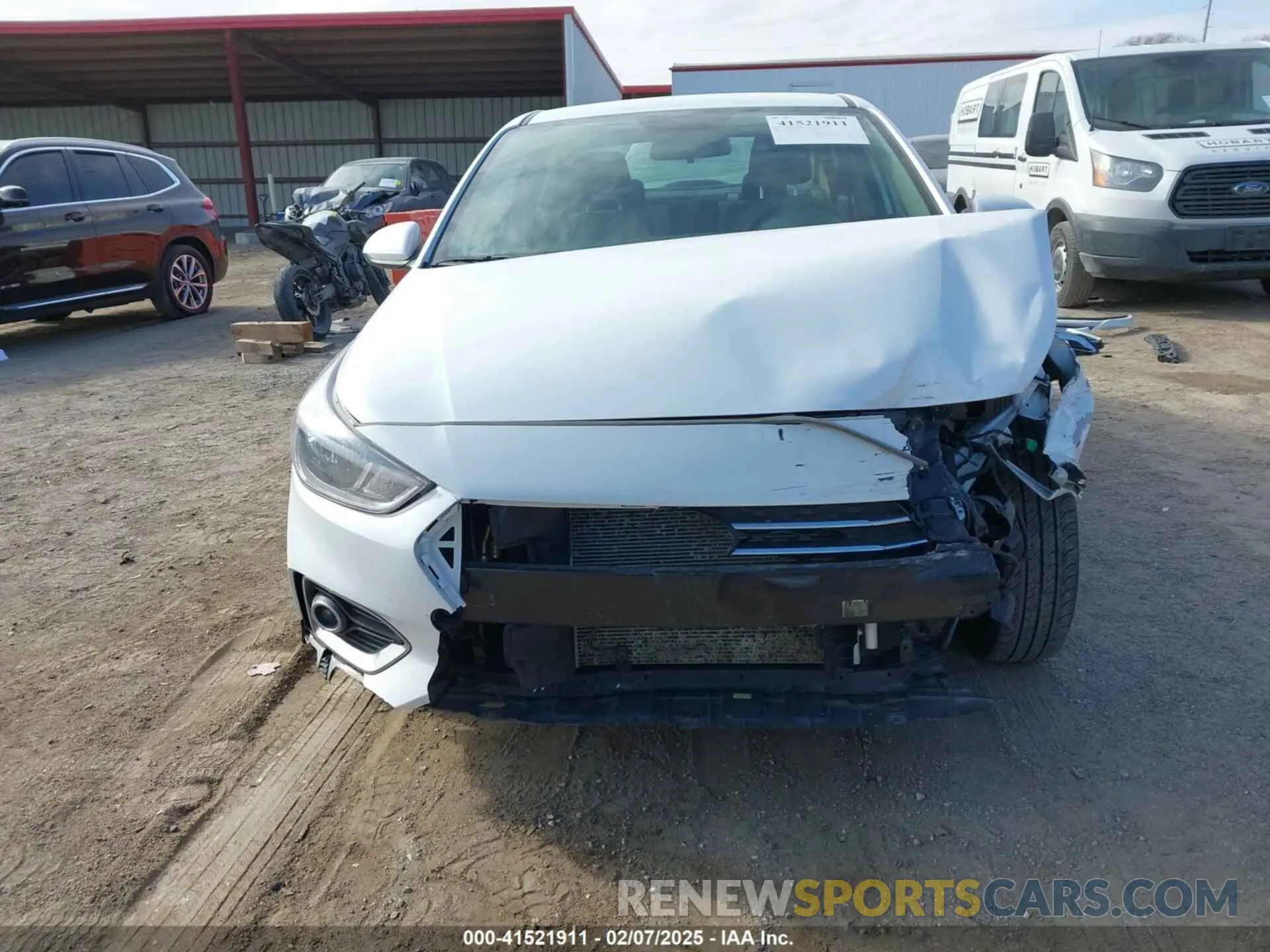 6 Photograph of a damaged car 3KPC24A60NE190169 HYUNDAI ACCENT 2022