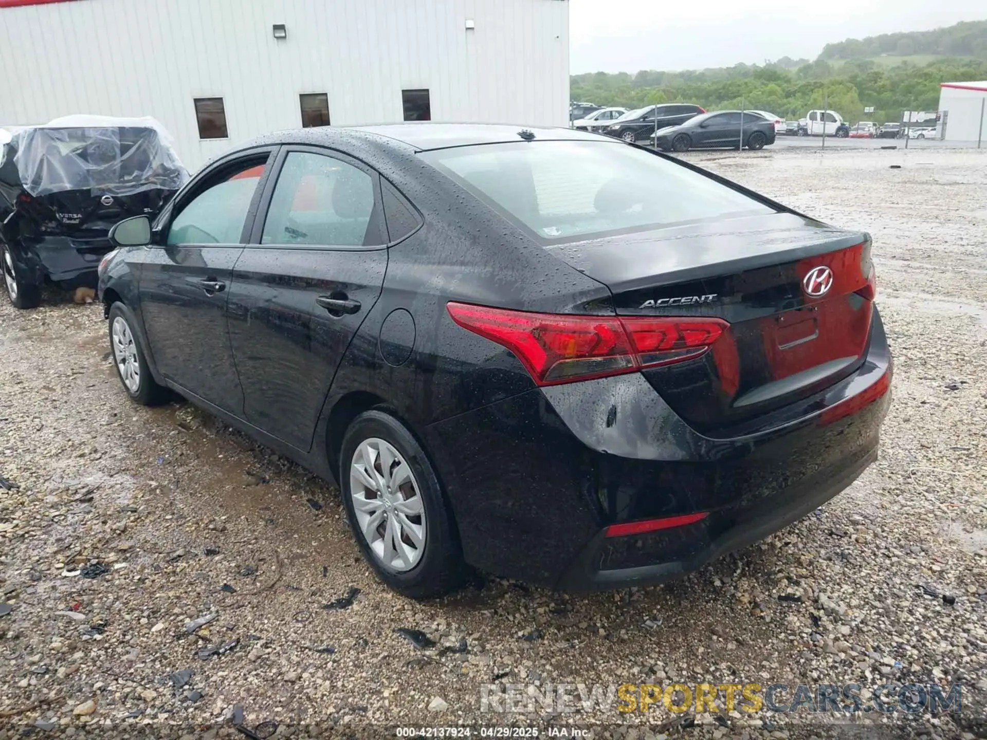 3 Photograph of a damaged car 3KPC24A61NE159979 HYUNDAI ACCENT 2022