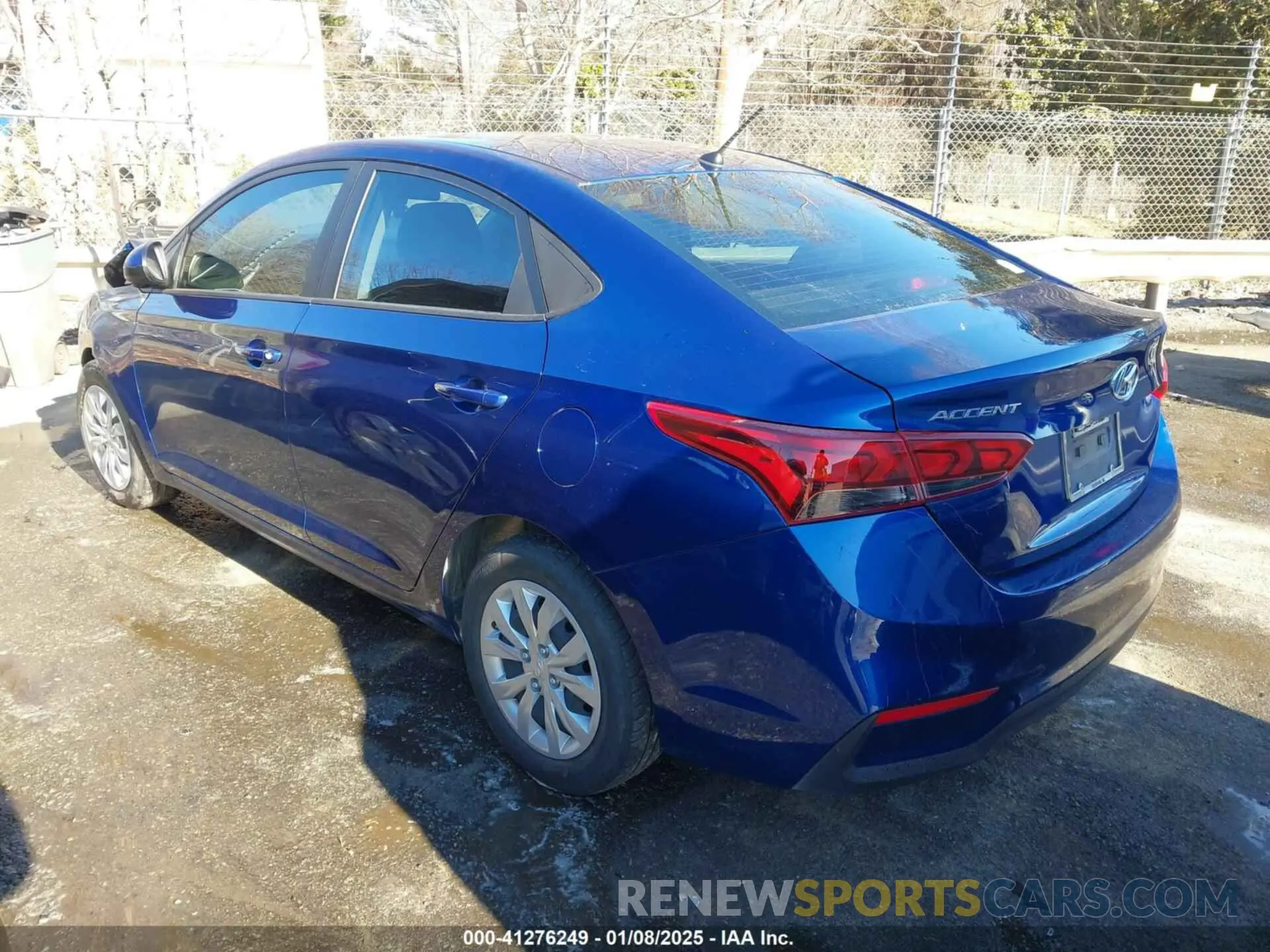 3 Photograph of a damaged car 3KPC24A61NE165247 HYUNDAI ACCENT 2022