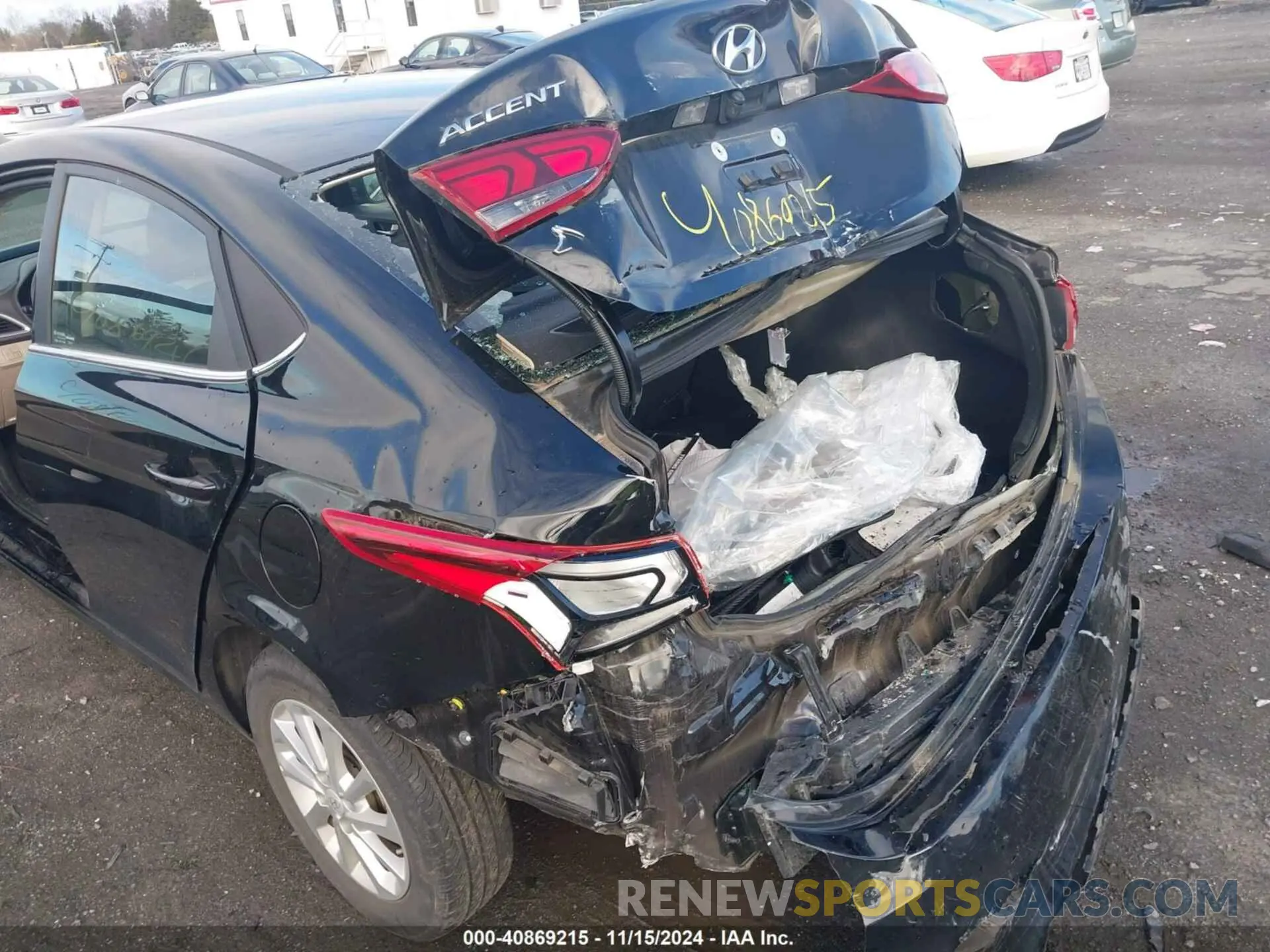 6 Photograph of a damaged car 3KPC24A61NE170710 HYUNDAI ACCENT 2022