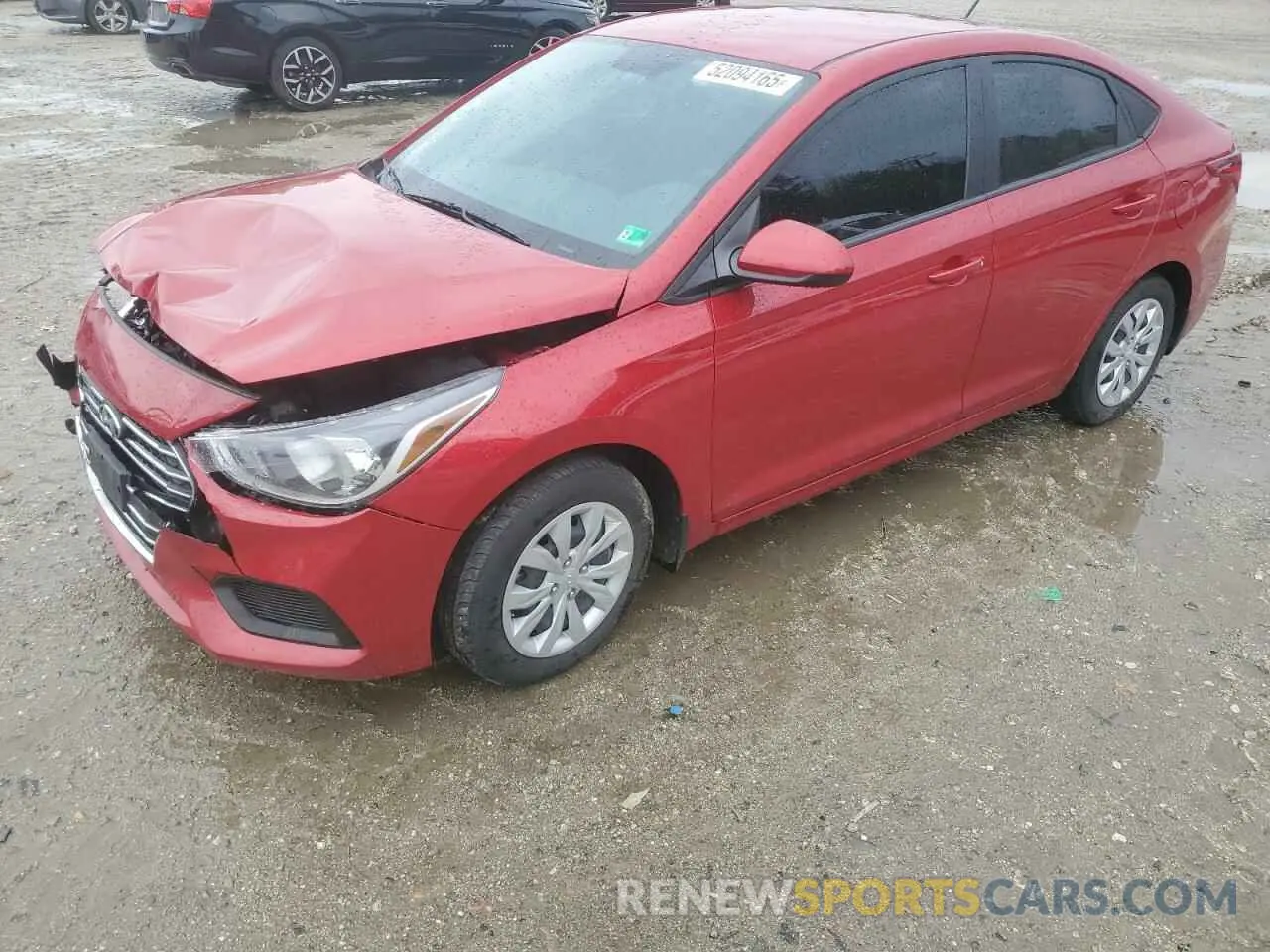 1 Photograph of a damaged car 3KPC24A61NE171176 HYUNDAI ACCENT 2022